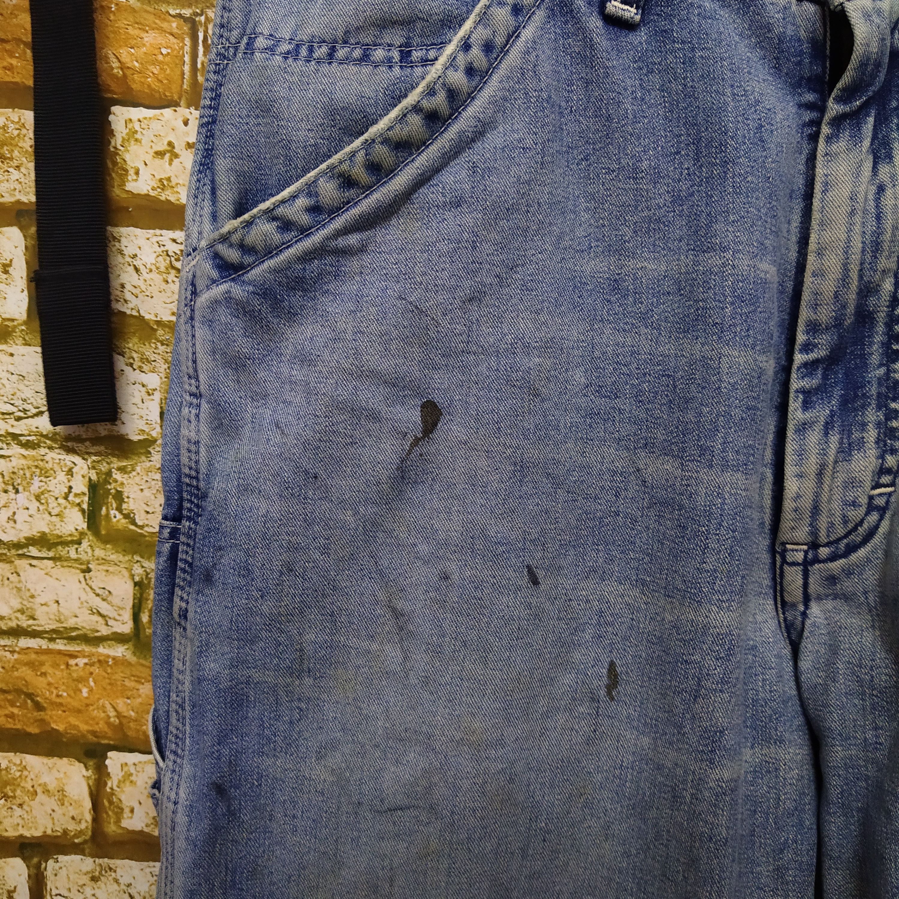Lee VTG LEE DENIM CARPENTER DISTRESSED (D379) w31 Size US 31 - 6 Thumbnail