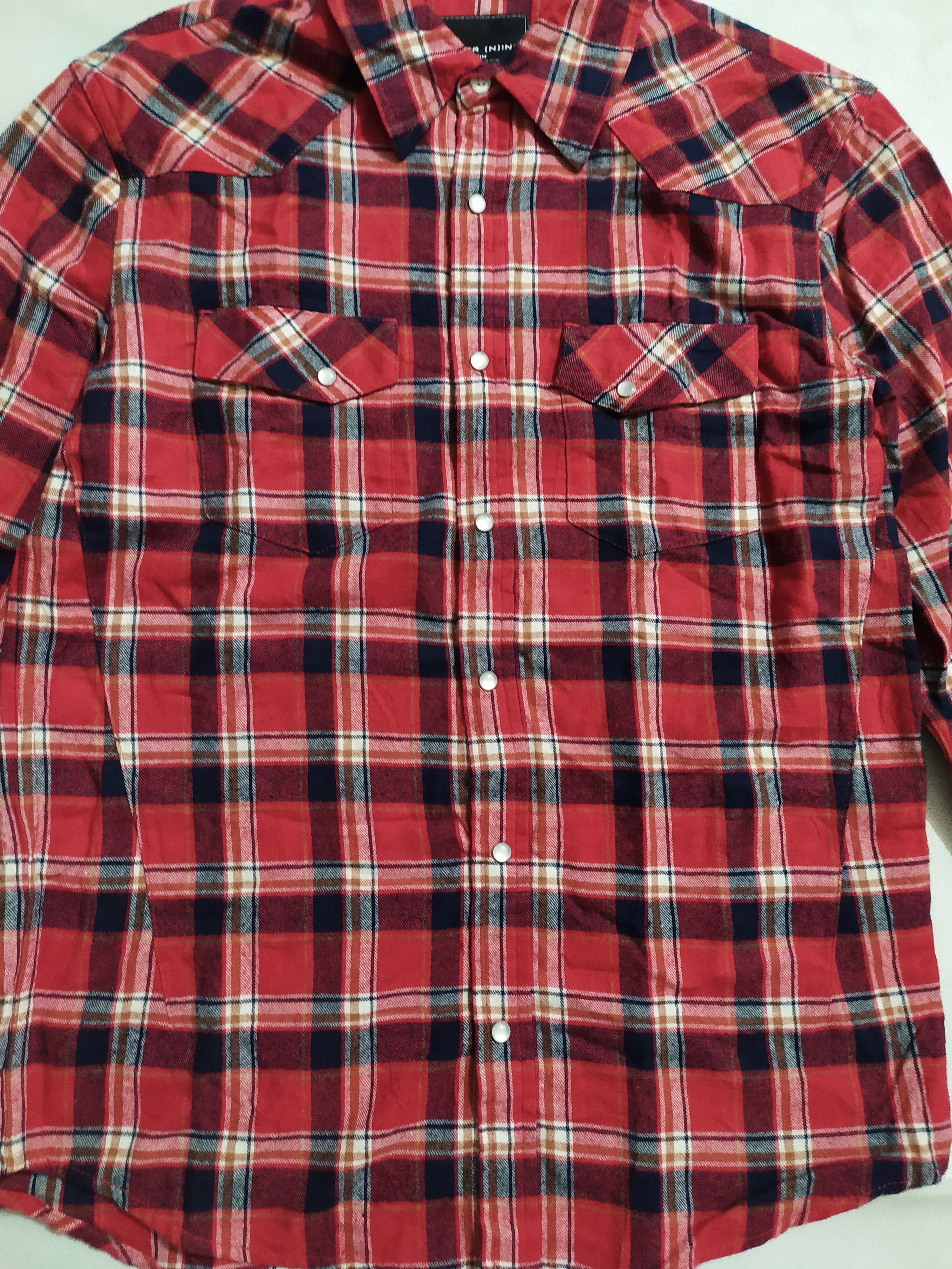 Number (N)ine 🔥Number Nine Checkered Flannel Kurt Cobain Style Size US M / EU 48-50 / 2 - 5 Thumbnail