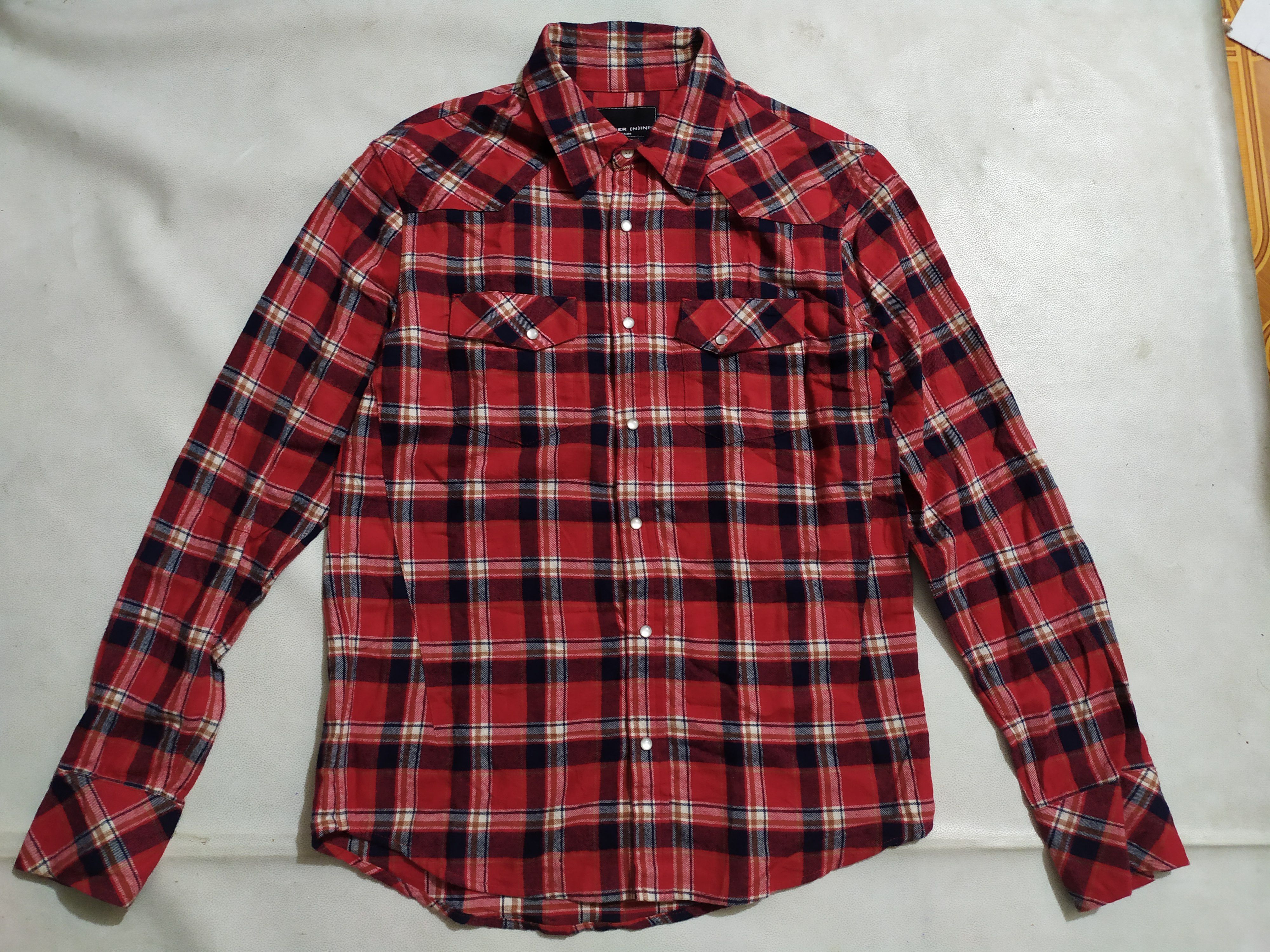 Number (N)ine 🔥Number Nine Checkered Flannel Kurt Cobain Style Size US M / EU 48-50 / 2 - 4 Thumbnail