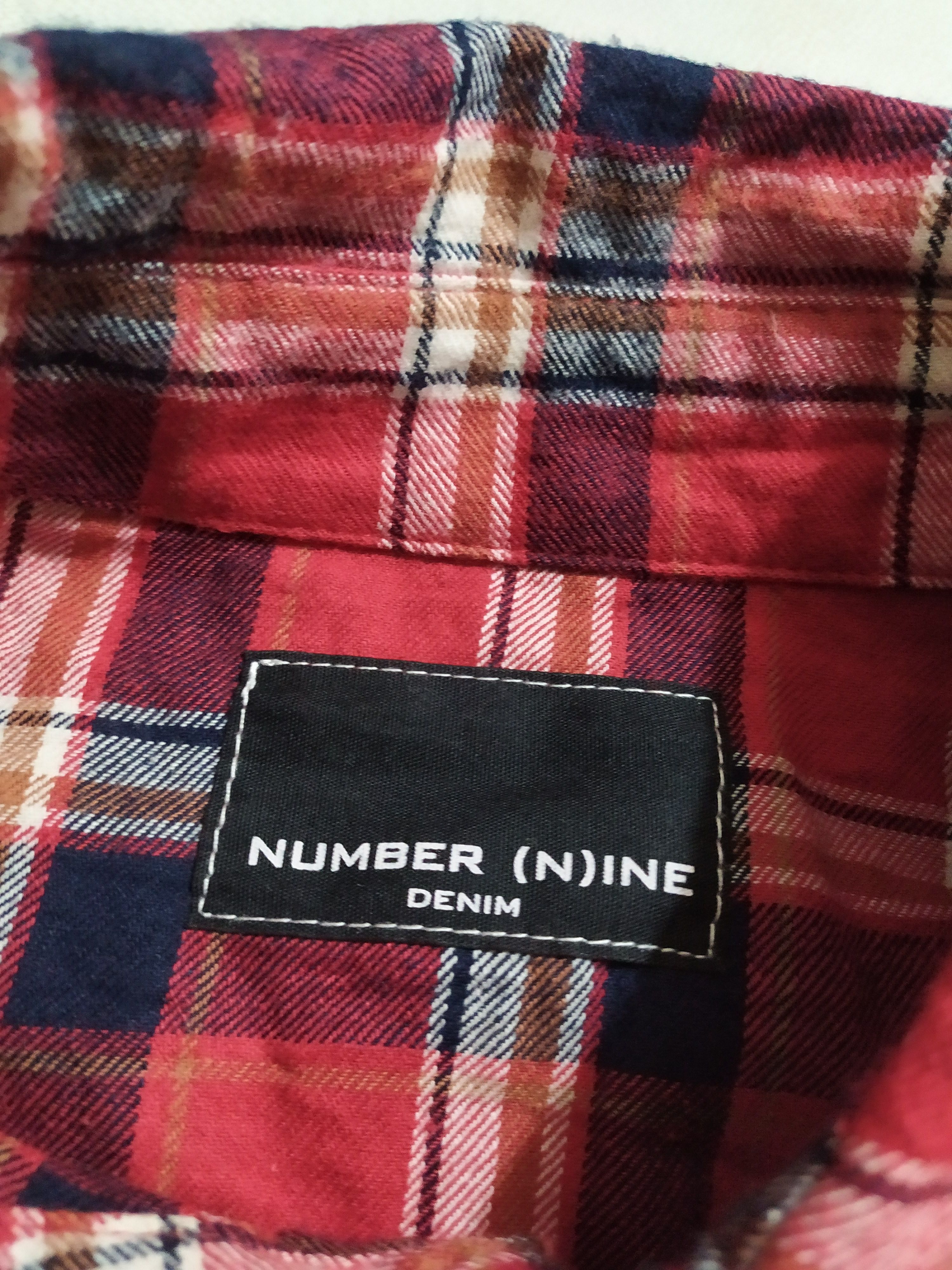 Number (N)ine 🔥Number Nine Checkered Flannel Kurt Cobain Style Size US M / EU 48-50 / 2 - 6 Thumbnail