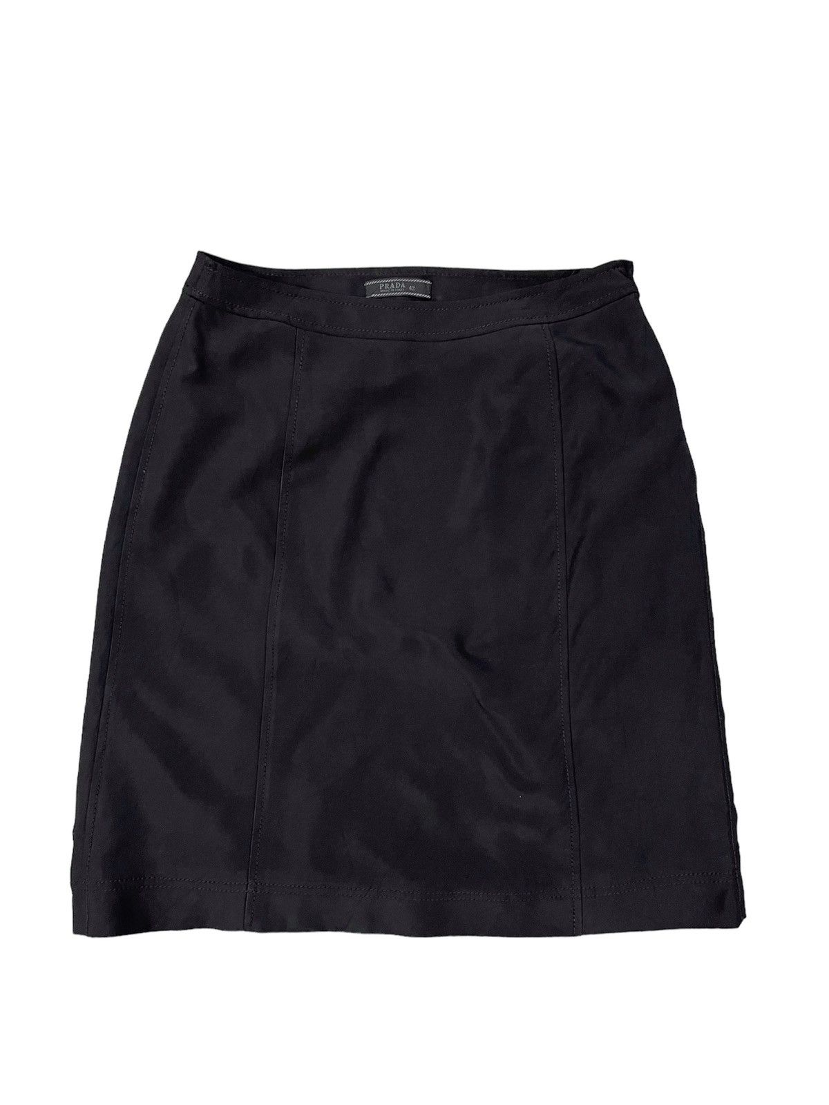 Prada Blacky PRADA Nylon IT42 SKIRT Size 28" / US 6 / IT 42 - 1 Thumbnail