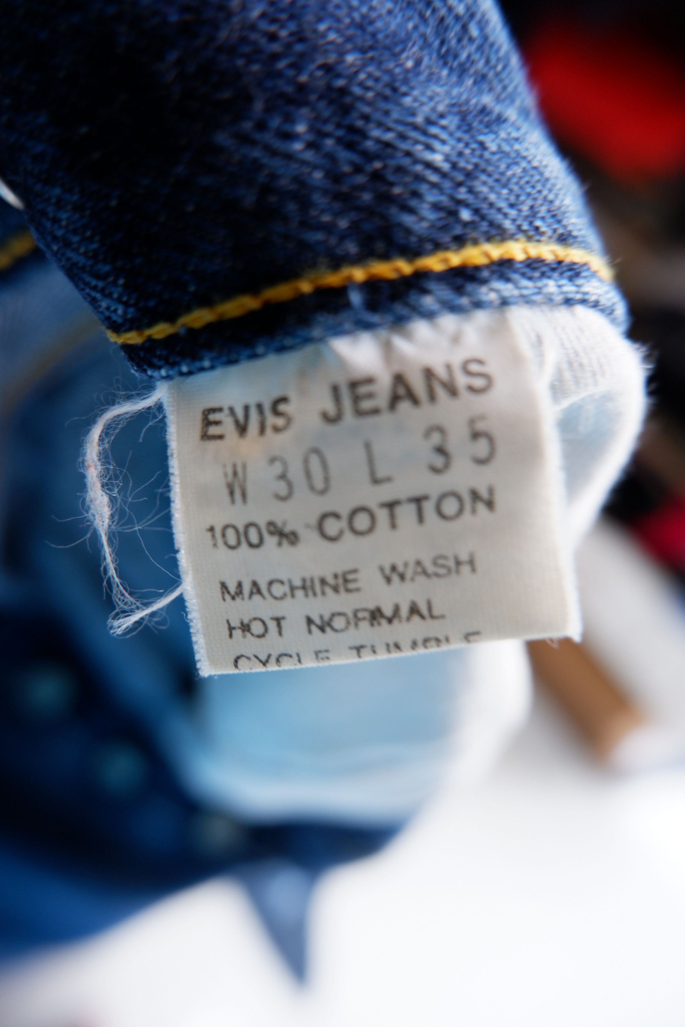 Evisu Vintage Evis Limited Handpaint Logo Selvedge Jeans Size US 28 / EU 44 - 9 Thumbnail