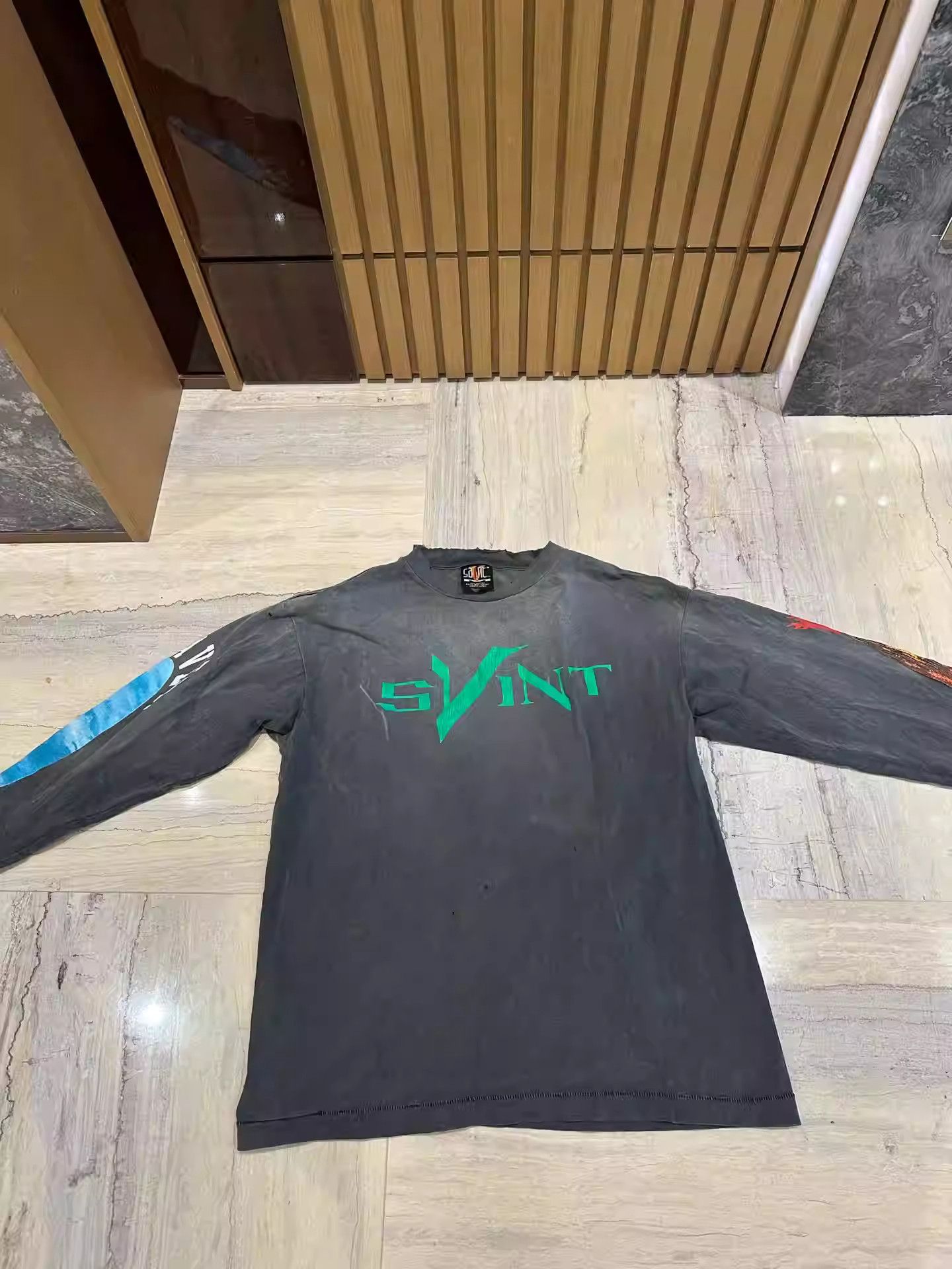 Saint Michael Saint Michael x Vlone long sleeve tee Size US M / EU 48-50 / 2 - 1 Thumbnail