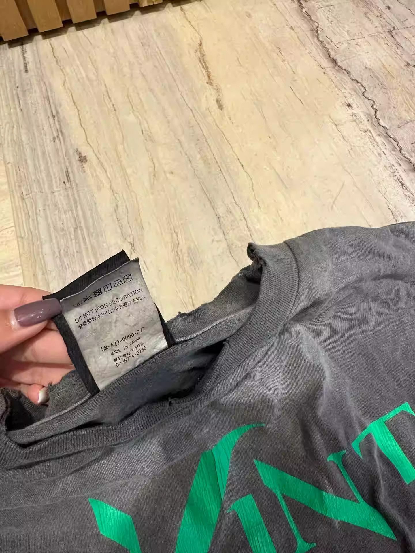 Saint Michael Saint Michael x Vlone long sleeve tee Size US M / EU 48-50 / 2 - 6 Thumbnail