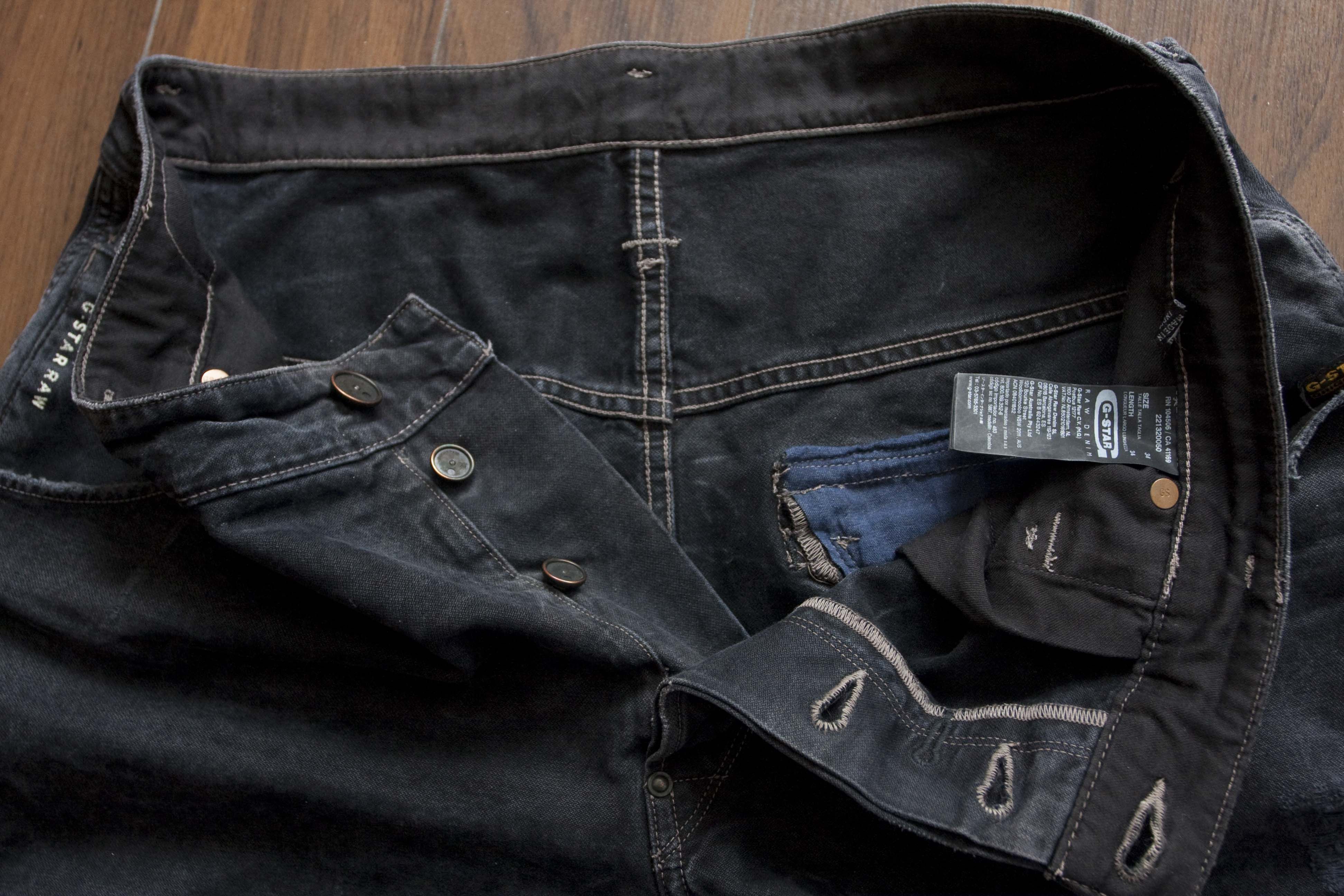 G-Star G Star Jeans Fading Riley 3D Loose Tapered Size 35x31.5 Size US 35 - 8 Thumbnail