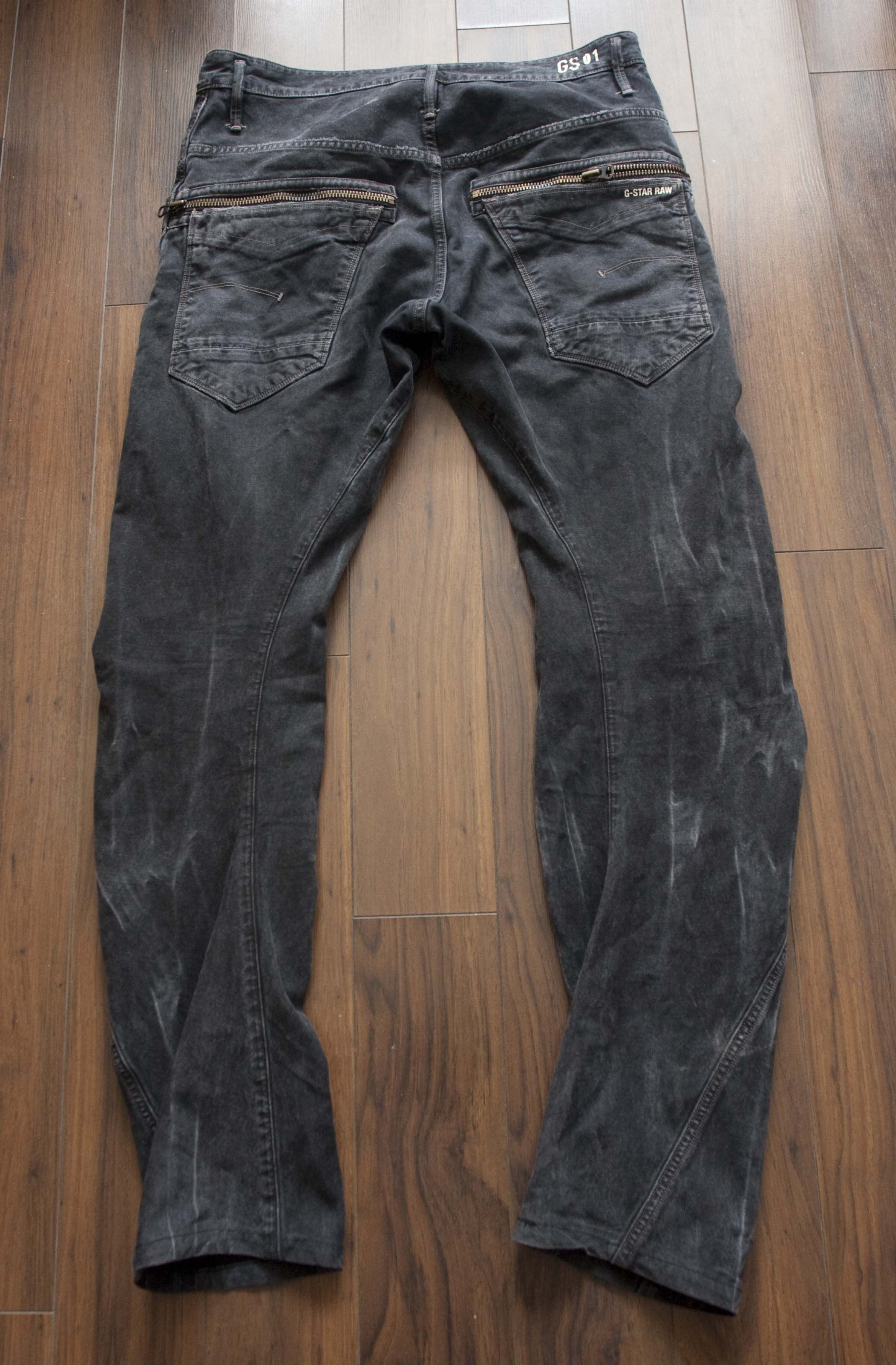 G-Star G Star Jeans Fading Riley 3D Loose Tapered Size 35x31.5 Size US 35 - 3 Thumbnail