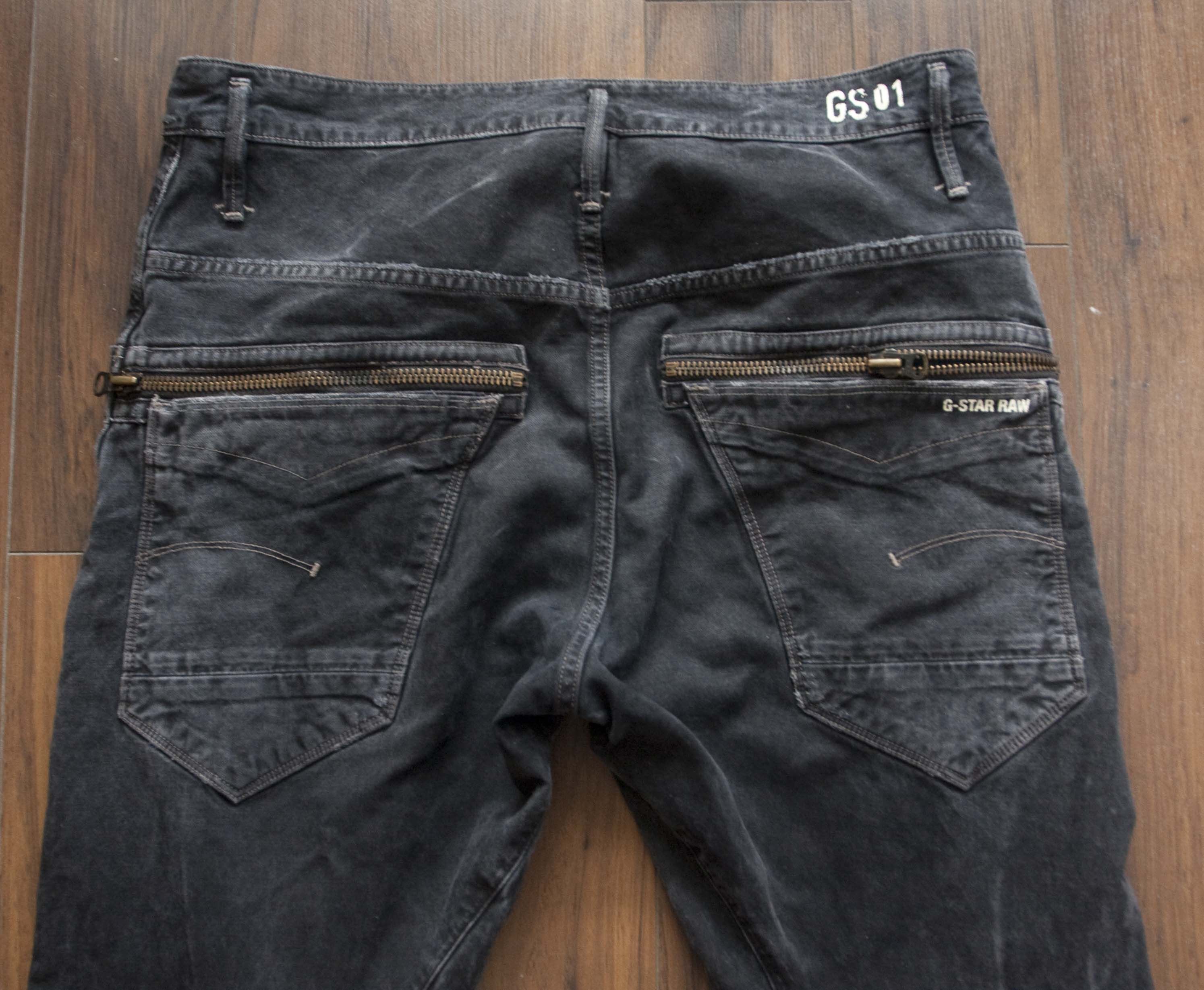 G-Star G Star Jeans Fading Riley 3D Loose Tapered Size 35x31.5 Size US 35 - 4 Thumbnail