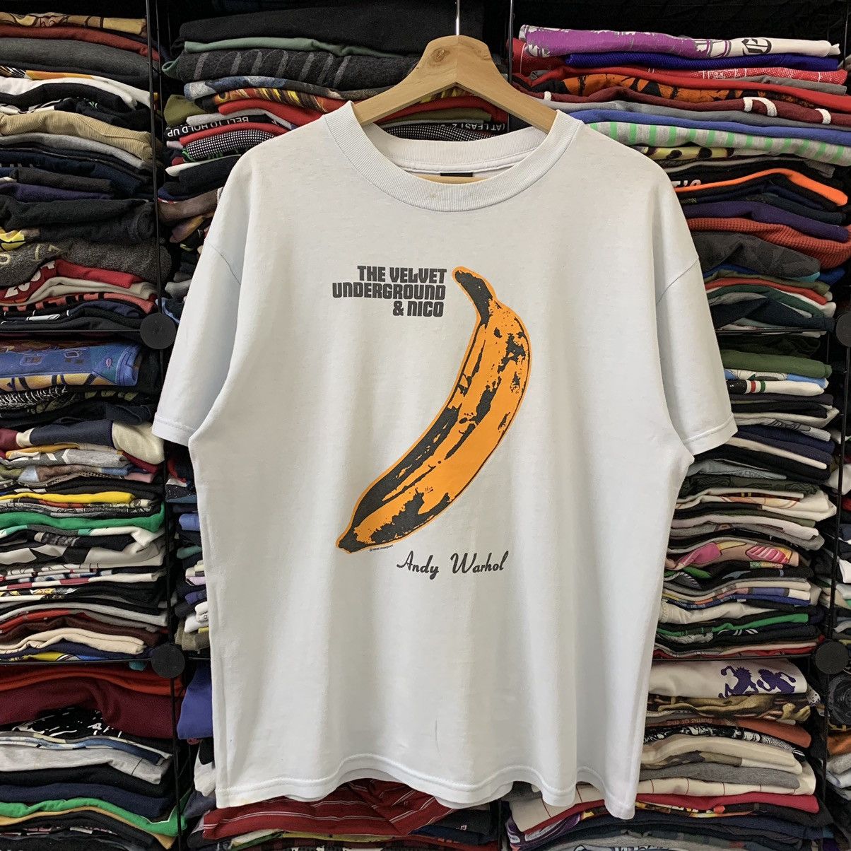 T-Shirt Andy Banane Velvet Rock - Coton Gris - Taille Moyen - Marque 3stylershop