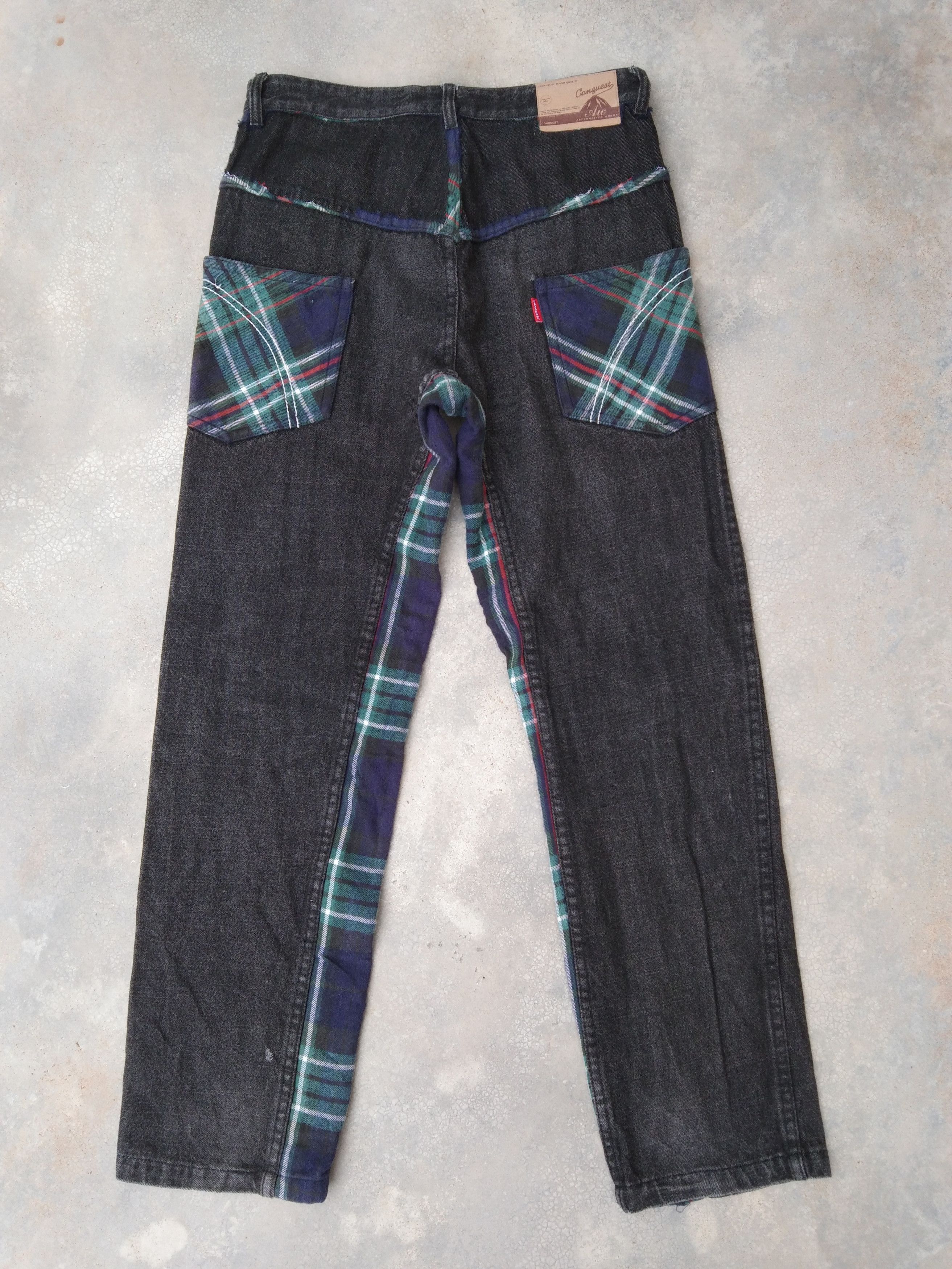Japanese Brand × Jean Conquest Japanese Brand Denim Retro Punk Jeans 30x30 Size US 30 / EU 46 - 1 Thumbnail