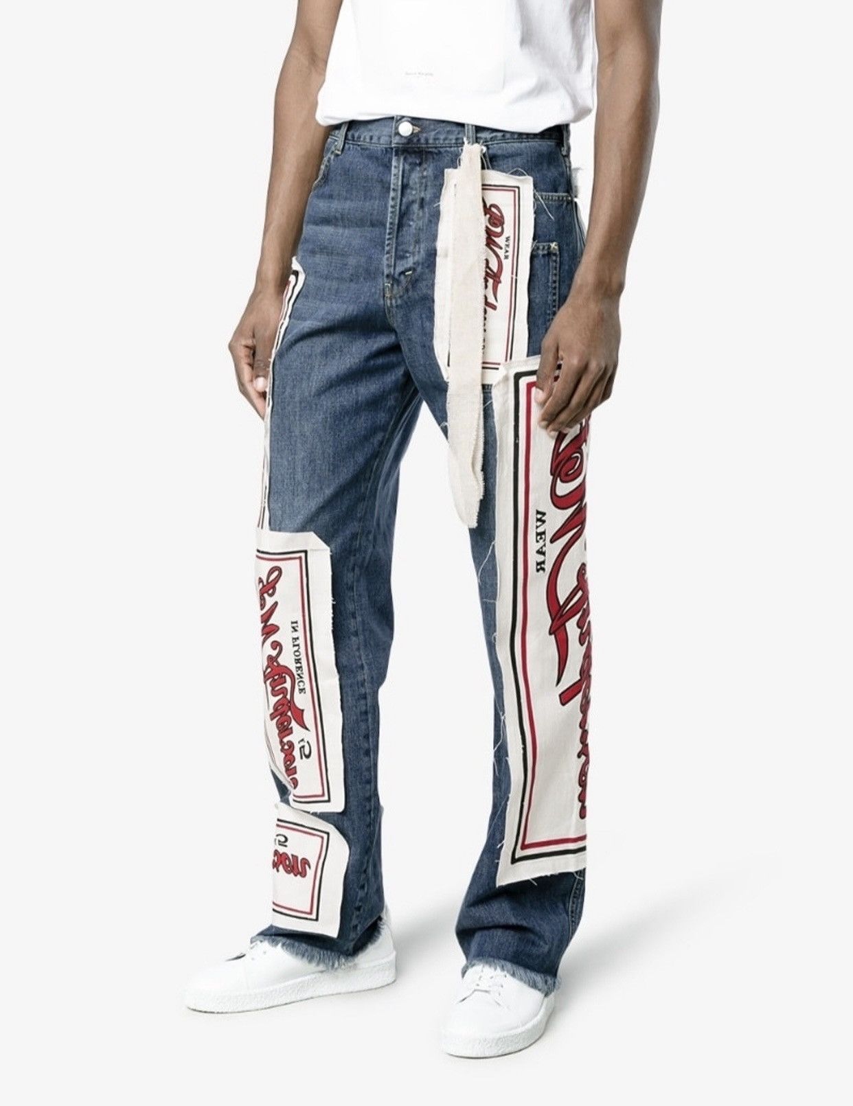 JW Anderson Jw Anderson Patchwork logo jeans Size US 40 / EU 56 - 3 Thumbnail