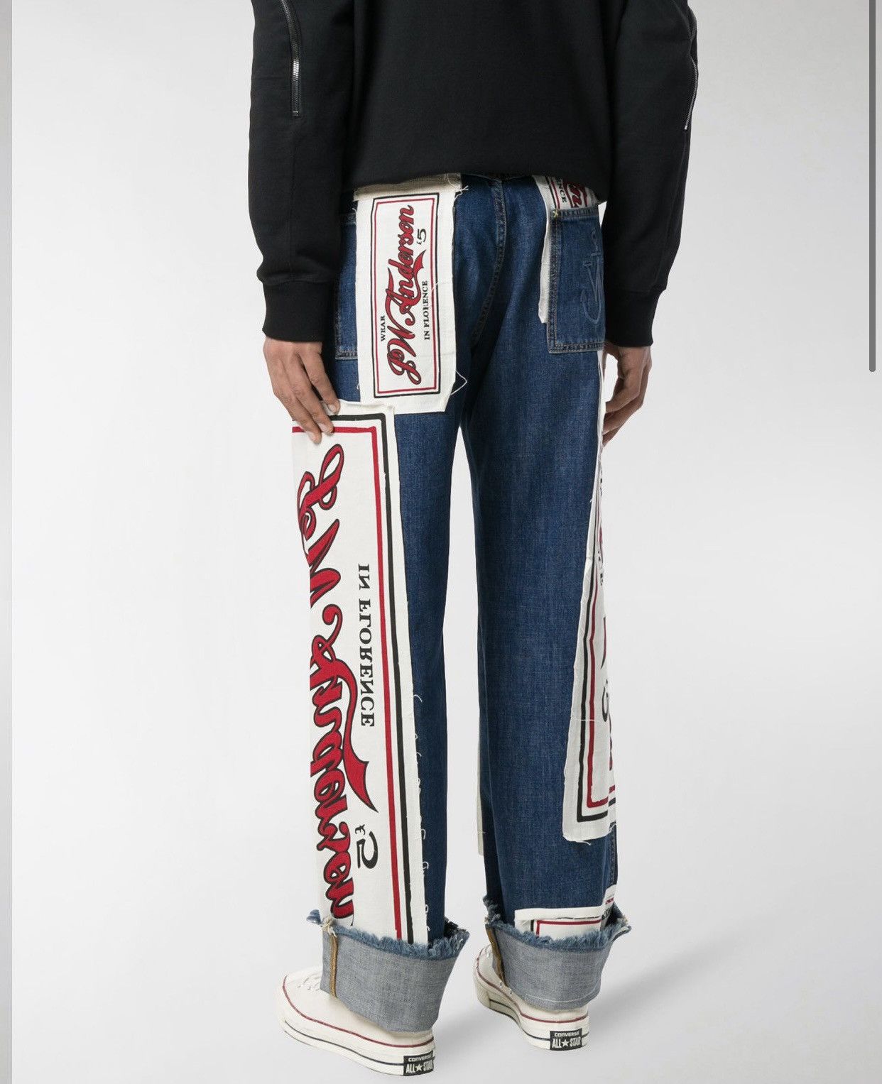 JW Anderson Jw Anderson Patchwork logo jeans Size US 40 / EU 56 - 2 Thumbnail