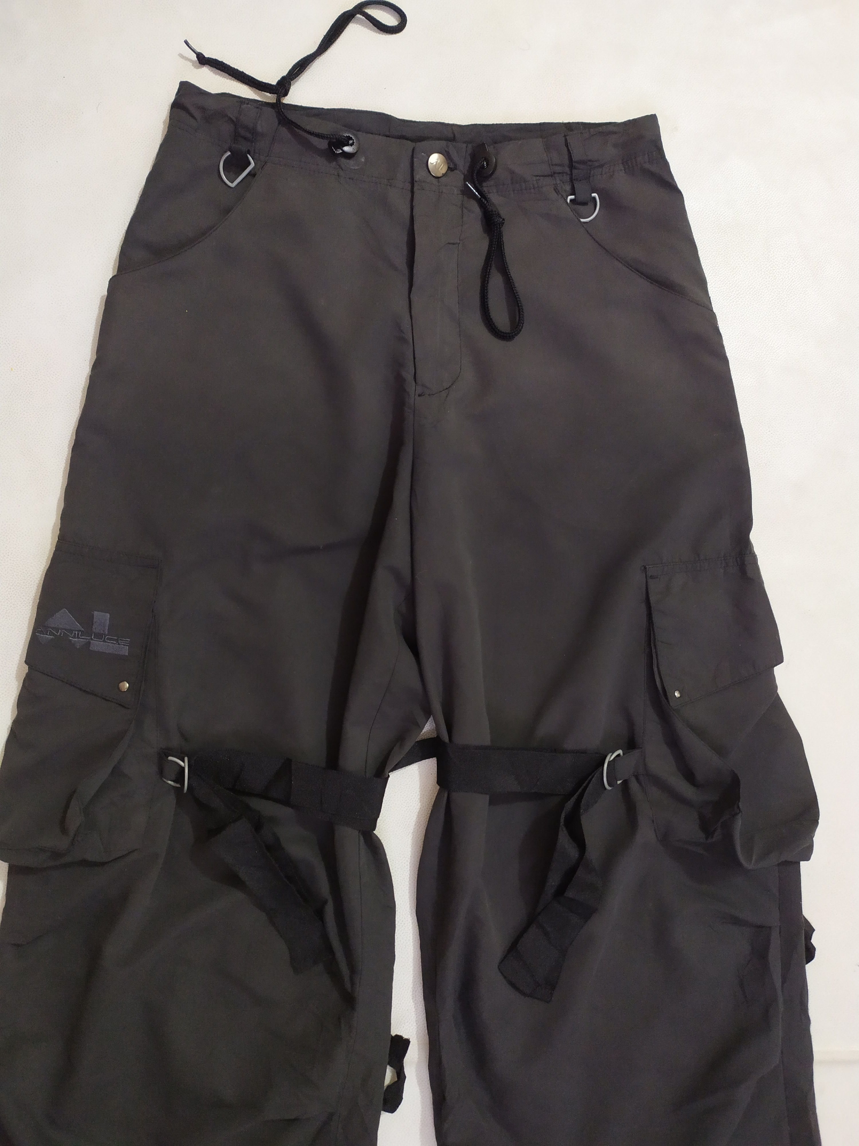 Japanese Brand 🔥ANNILUCE Bondage Cargo Multi pocket Tactical Pants Size US 29 - 2 Thumbnail