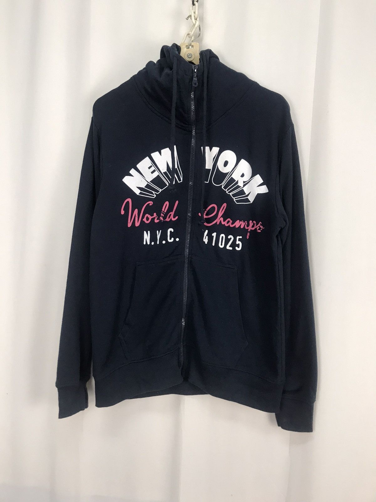 Japanese Brand New York champ zipper hoodie sweatshirt by gilevans Size US S / EU 44-46 / 1 - 6 Thumbnail
