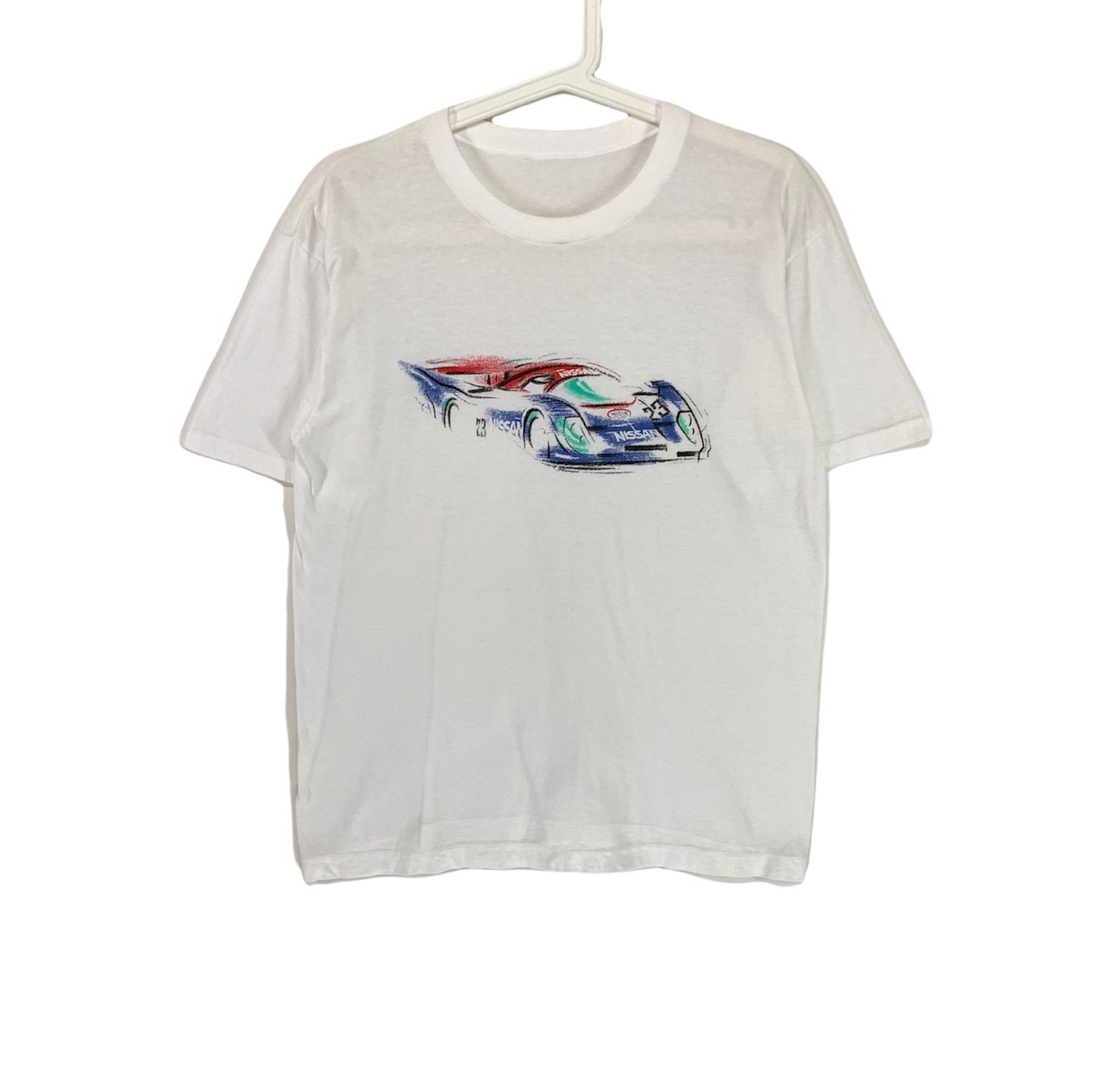 Japanese Brand × Vintage Nissan R90C the legendary group C racing cars vintage shirt Size US M / EU 48-50 / 2 - 1 Thumbnail