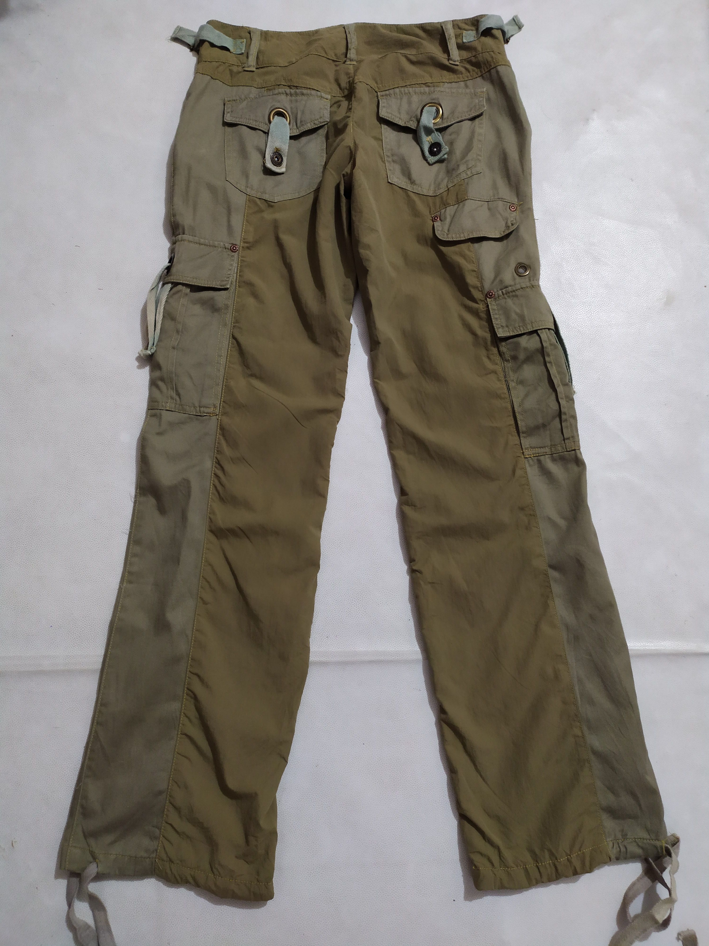 Japanese Brand 🔥LB 03 Japanese Hybrid Cargo Multi pocket Pants Low rise Size US 28 / EU 44 - 6 Thumbnail