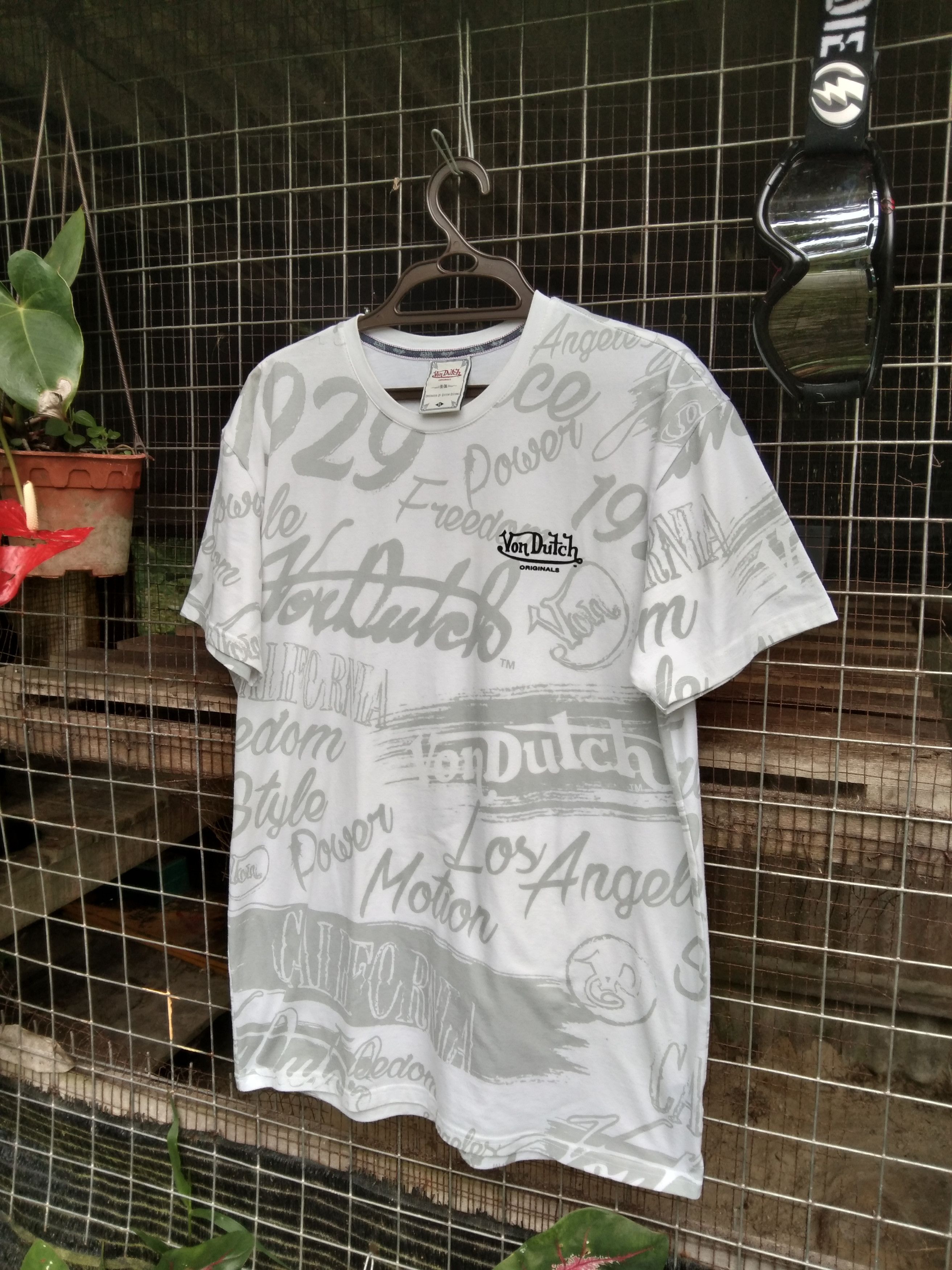 Von Dutch VON DUTCH AUTHENTIC ALL OVER PRINT 🔥RARE🔥T-SHIRT Size US L / EU 52-54 / 3 - 2 Thumbnail