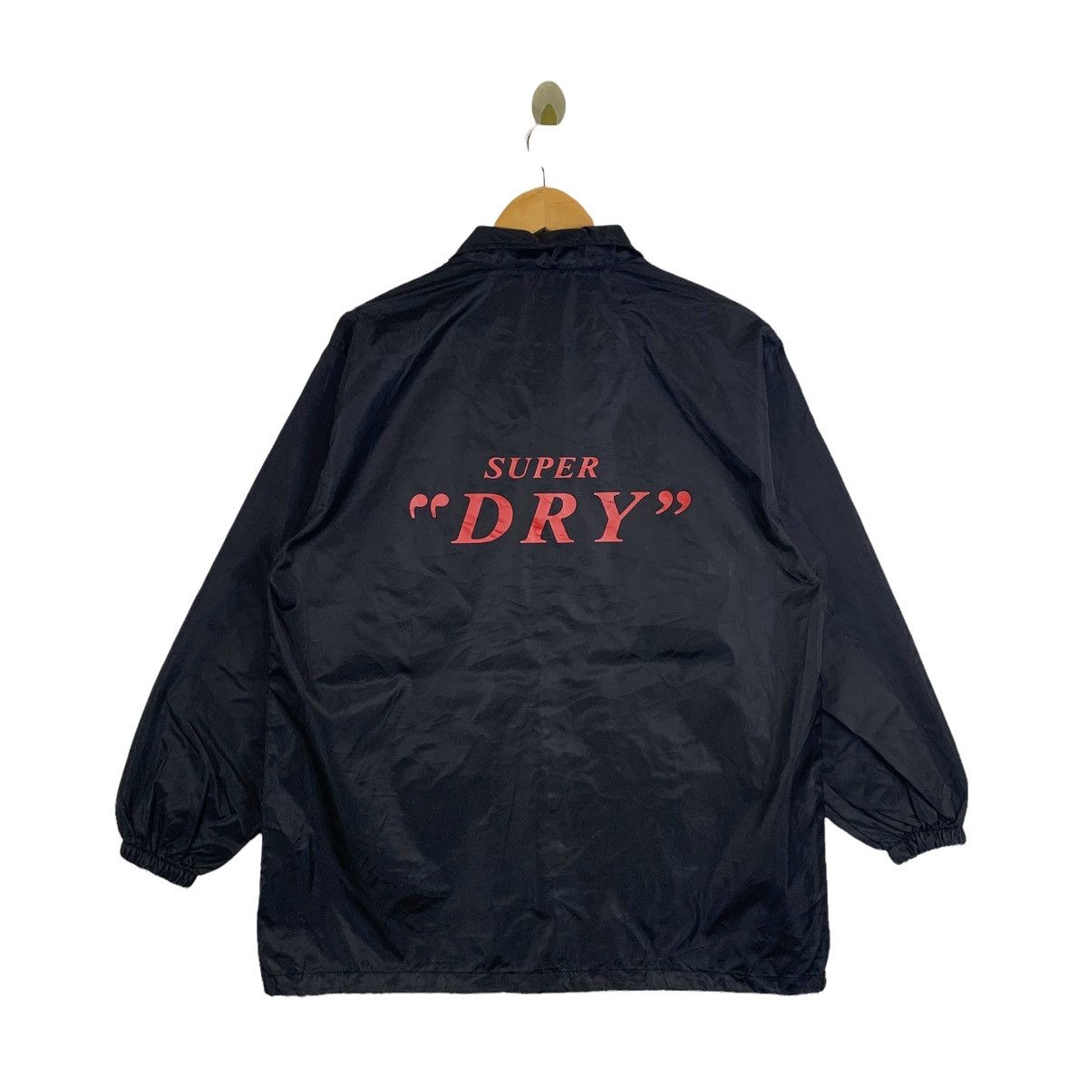 Japanese Brand × Superdry Vintage SUPER DRY Big Logo Windbreaker Coach Jacket Size US L / EU 52-54 / 3 - 2 Thumbnail