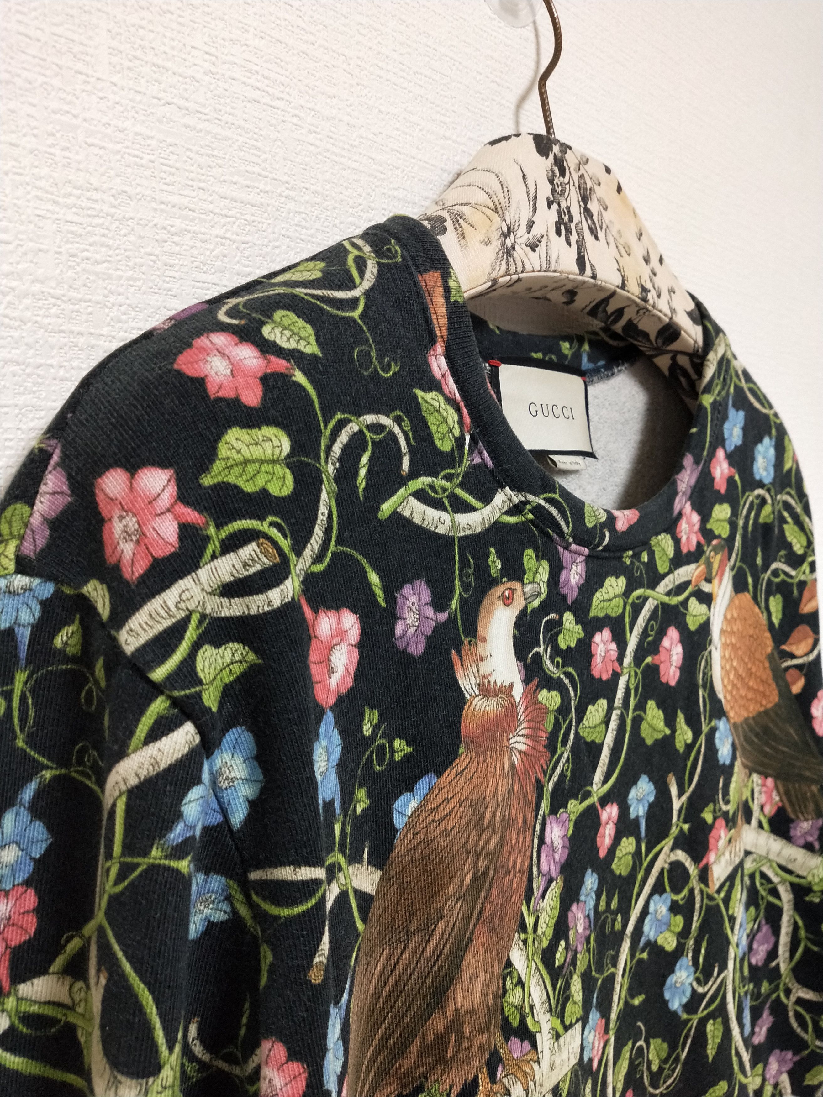 Gucci 'Birds of Prey' Floral Sweatshirt Size US S / EU 44-46 / 1 - 3 Thumbnail