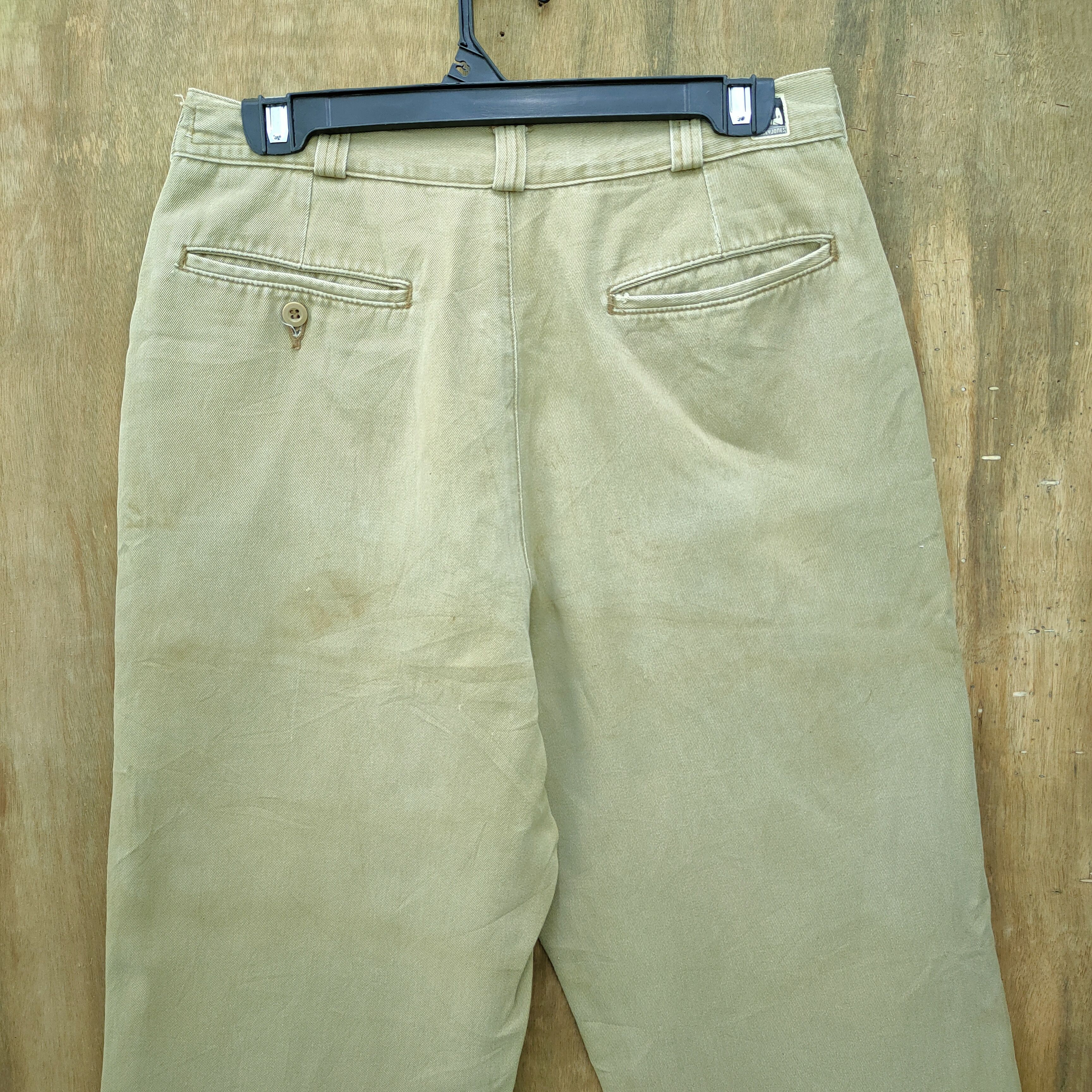 Casey Casey × Japanese Brand × Vintage CASEY JONES FADED DAMAGE KNEE BAGGY PANTS Size US 29 - 9 Thumbnail