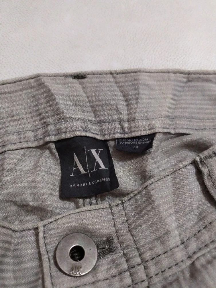 Armani × Armani Exchange × Designer 🔥Armani Exchange Cargo Stripes multipocket Pants Size US 30 / EU 46 - 4 Thumbnail