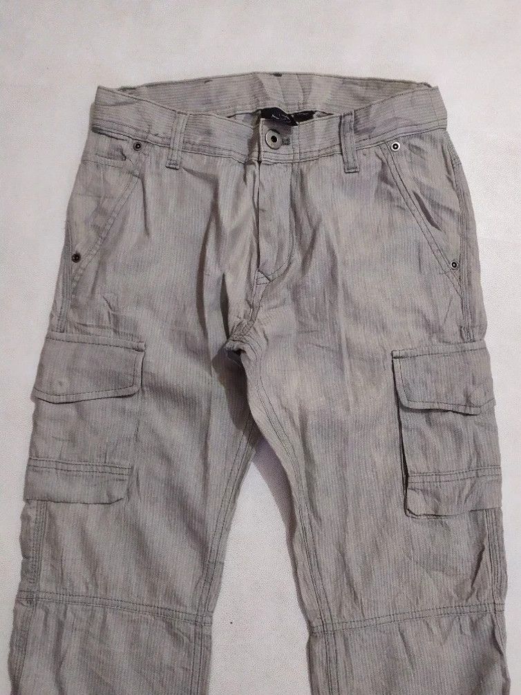 Armani × Armani Exchange × Designer 🔥Armani Exchange Cargo Stripes multipocket Pants Size US 30 / EU 46 - 2 Thumbnail