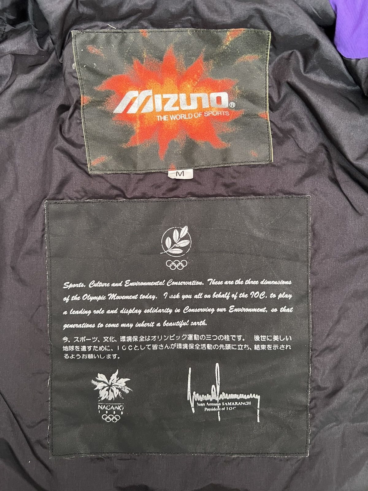 Mizuno VERY RARE VINTAGE JACKET SKI MIZUNO OLYMPIC NAGANO 1998 Size US M / EU 48-50 / 2 - 8 Thumbnail