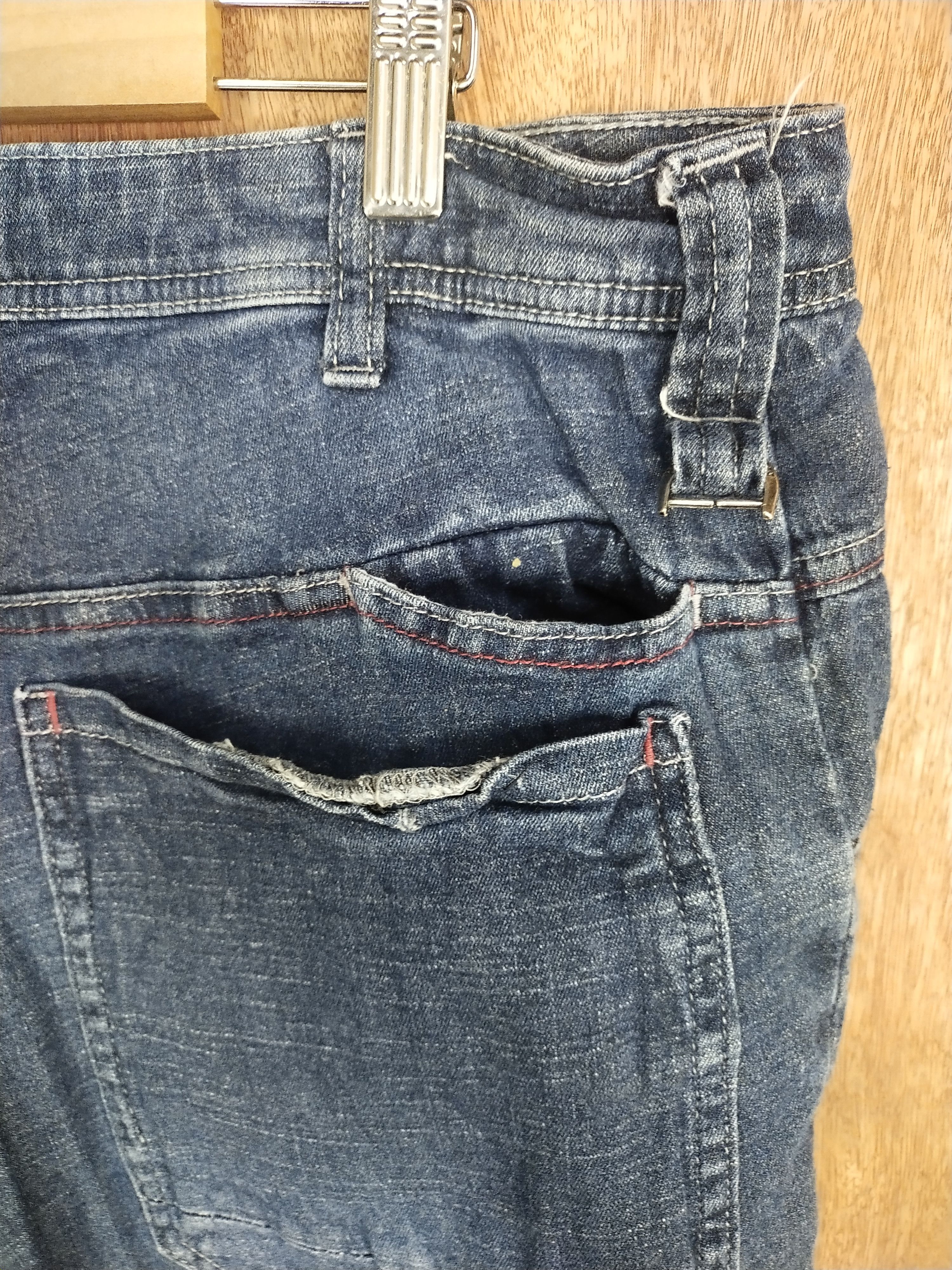 Japanese Brand Aero Stretch denim multipocket cargo utility pants #S125 Size US 36 / EU 52 - 11 Thumbnail