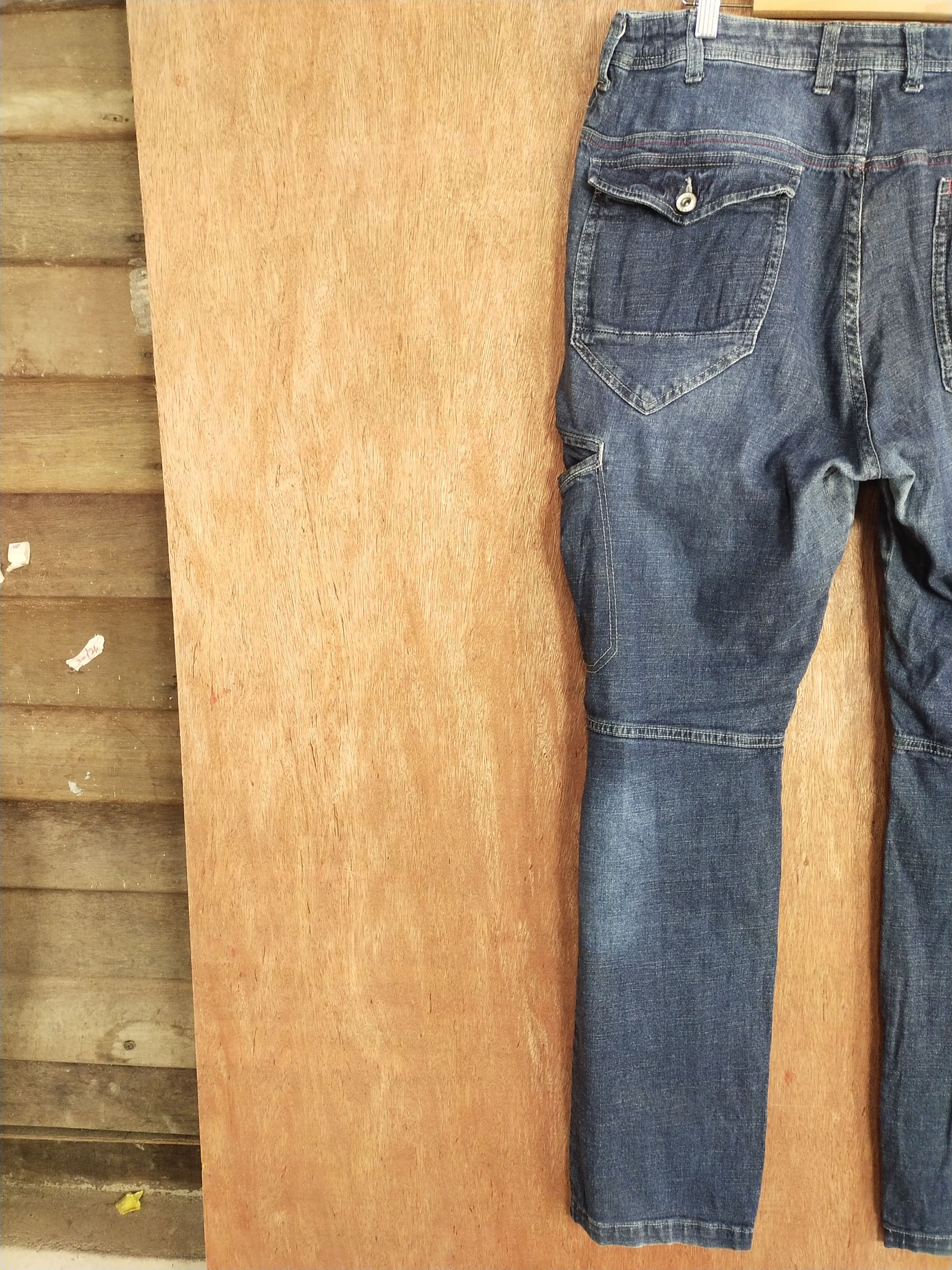 Japanese Brand Aero Stretch denim multipocket cargo utility pants #S125 Size US 36 / EU 52 - 12 Thumbnail