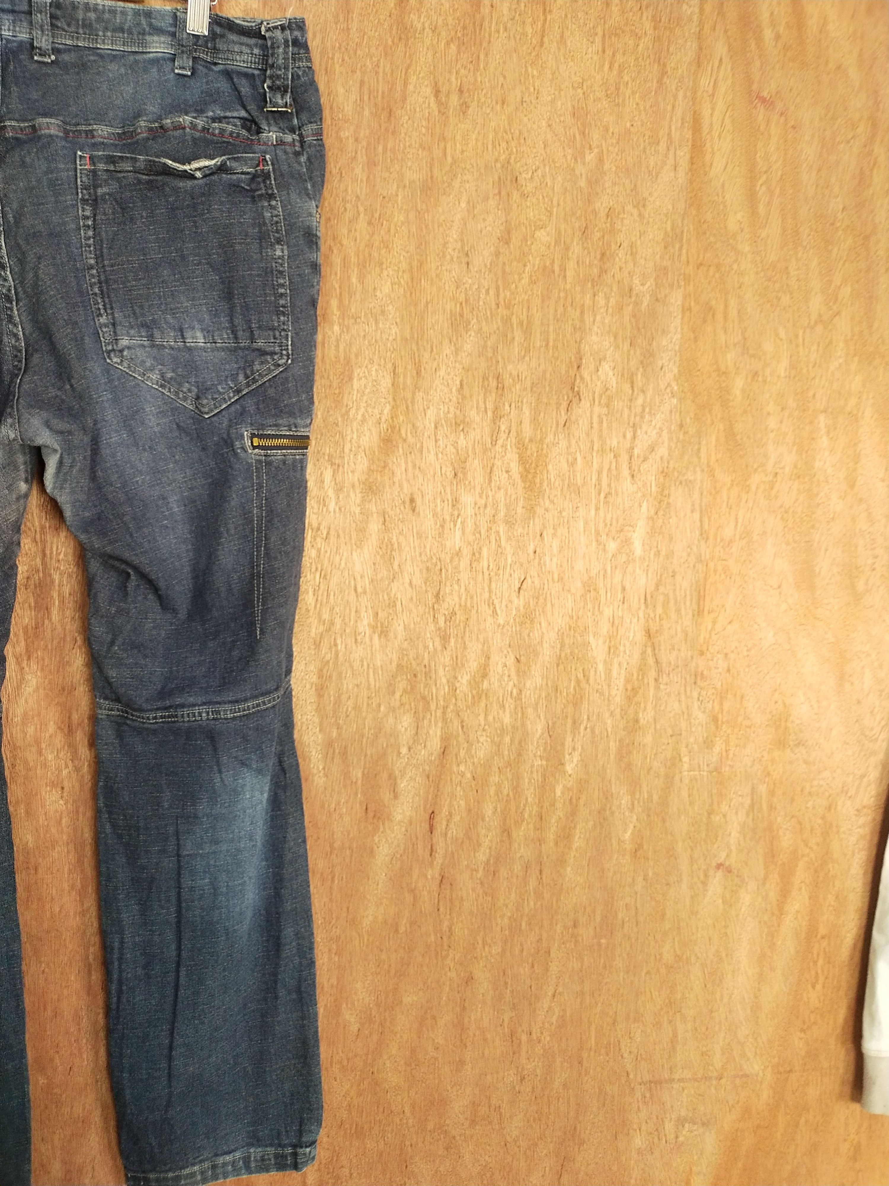 Japanese Brand Aero Stretch denim multipocket cargo utility pants #S125 Size US 36 / EU 52 - 10 Thumbnail
