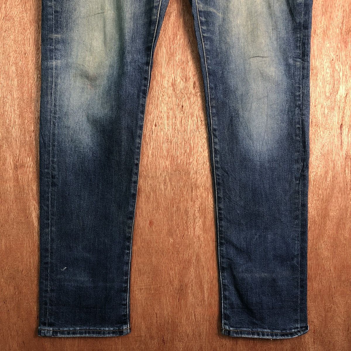 Japanese Brand DLL Uniqlo vintage Blue Denim distressed Pants #c185 Size US 36 / EU 52 - 3 Thumbnail