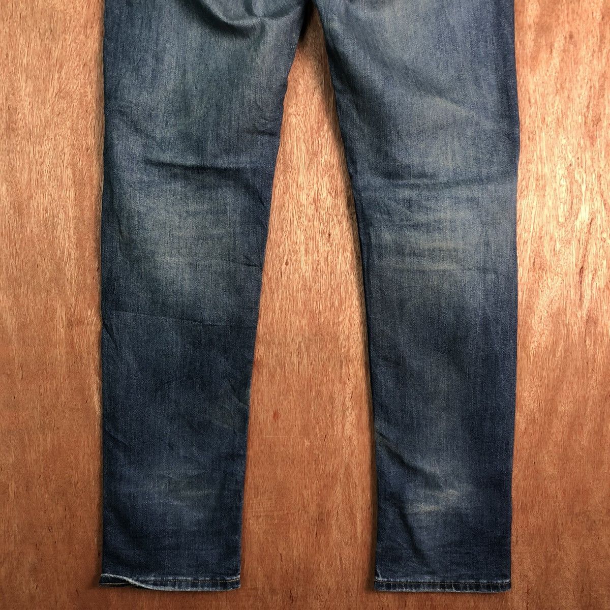 Japanese Brand DLL Uniqlo vintage Blue Denim distressed Pants #c185 Size US 36 / EU 52 - 8 Thumbnail