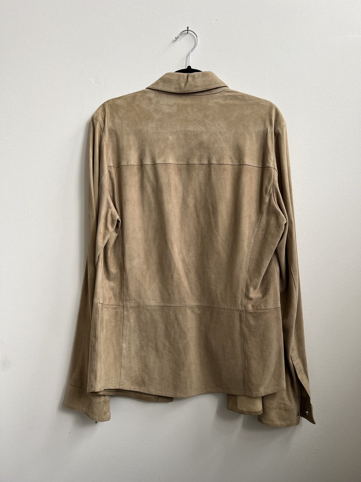Salvatore Ferragamo Salvatore Ferragamo Suede Overshirt Size US M / EU 48-50 / 2 - 2 Thumbnail