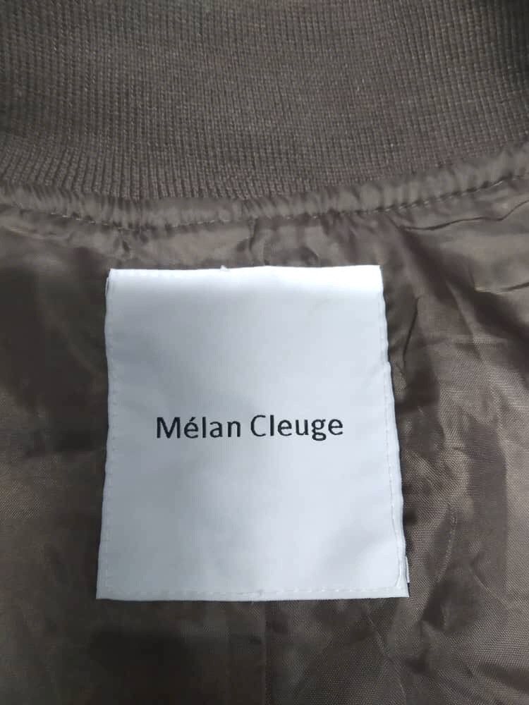 Designer × Japanese Brand × Vintage MELAN CLEUGE WOOL BOMBER JACKET Size US M / EU 48-50 / 2 - 3 Thumbnail