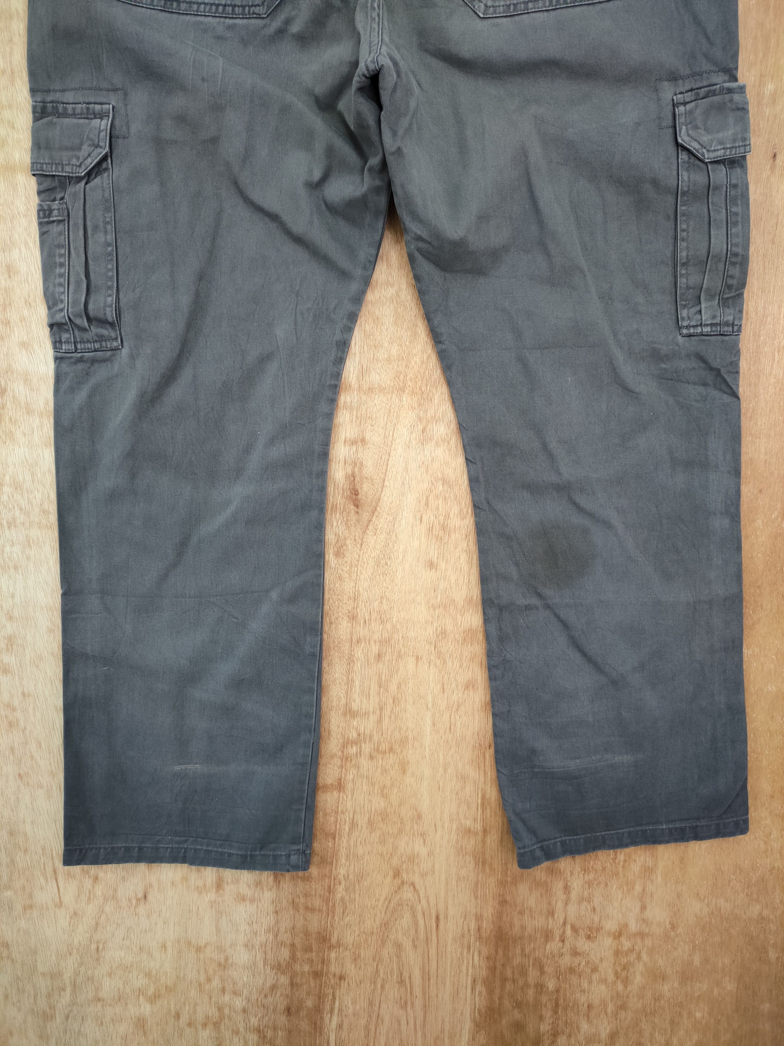 Vintage × Wrangler DL wrangler utility grey faded cargo pants #976 Size US 36 / EU 52 - 8 Thumbnail