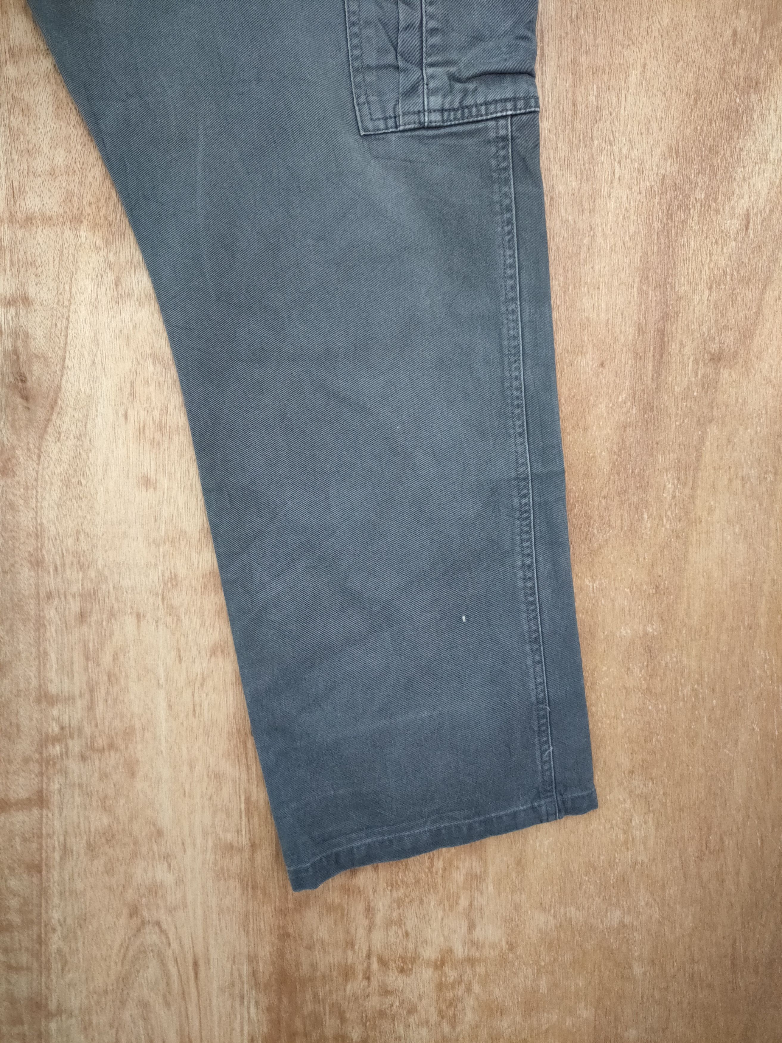 Vintage × Wrangler DL wrangler utility grey faded cargo pants #976 Size US 36 / EU 52 - 2 Thumbnail