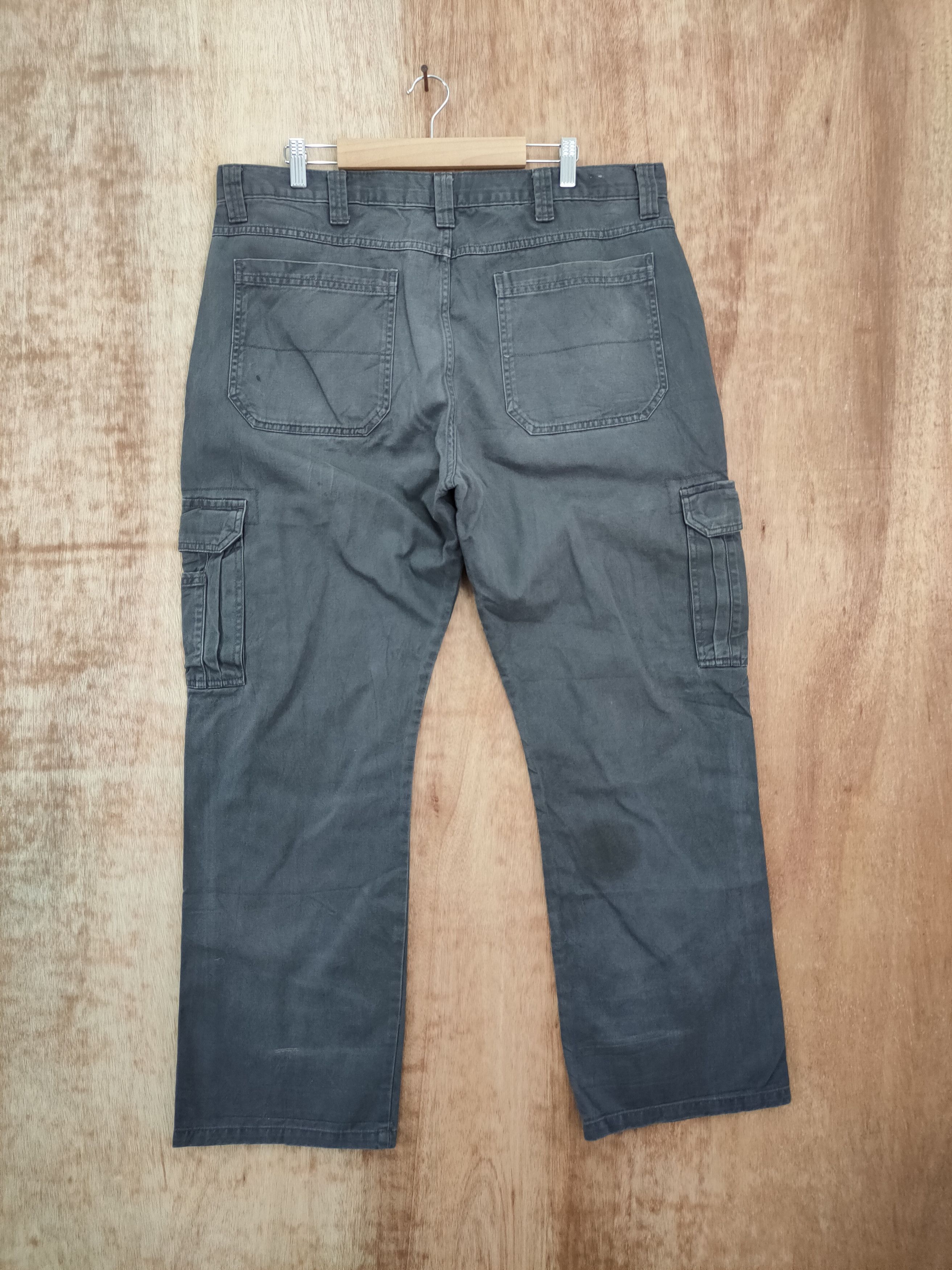 Vintage × Wrangler DL wrangler utility grey faded cargo pants #976 Size US 36 / EU 52 - 7 Thumbnail