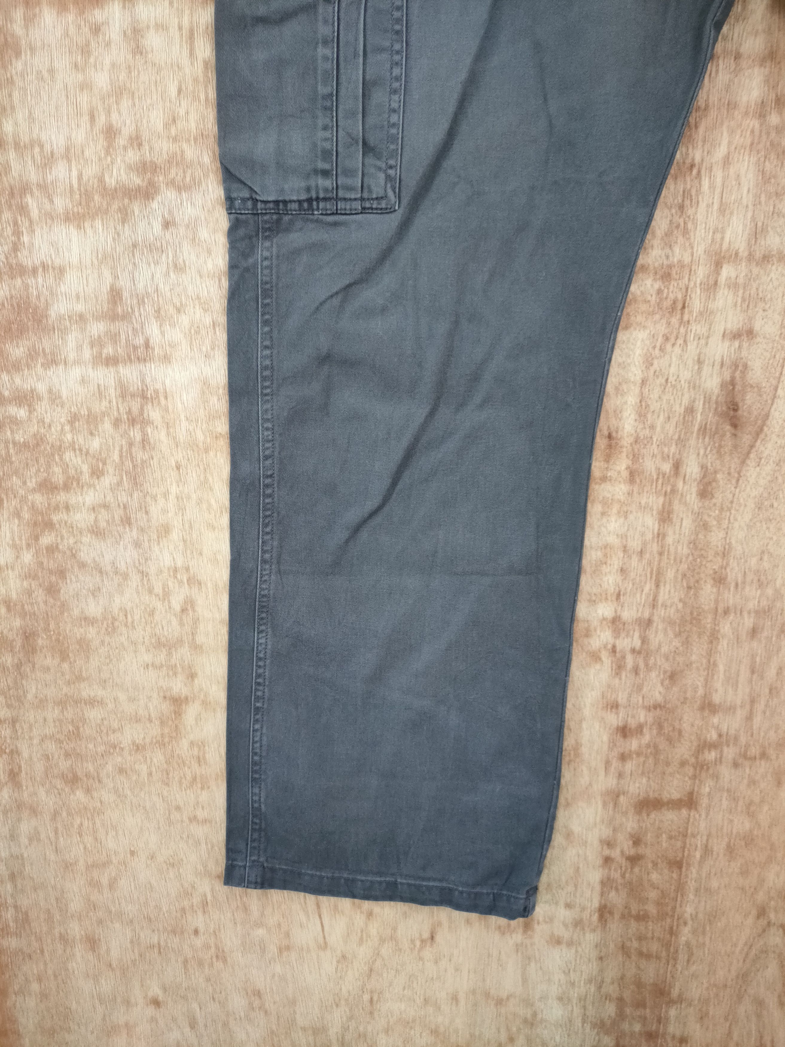 Vintage × Wrangler DL wrangler utility grey faded cargo pants #976 Size US 36 / EU 52 - 3 Thumbnail