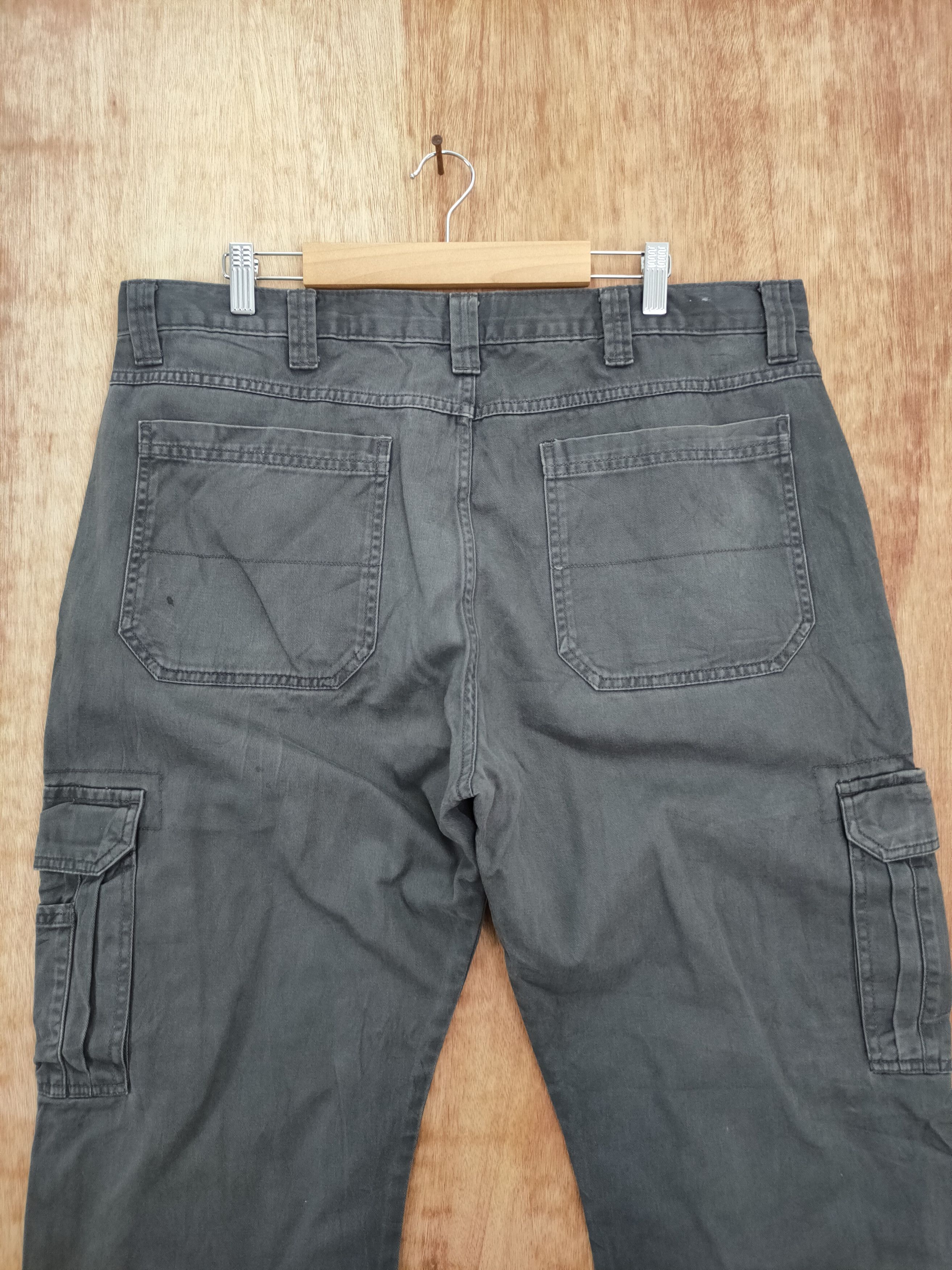 Vintage × Wrangler DL wrangler utility grey faded cargo pants #976 Size US 36 / EU 52 - 9 Thumbnail