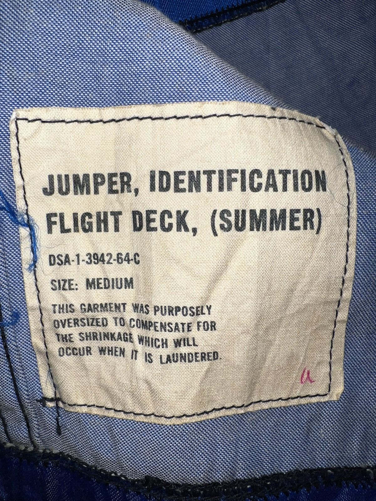 Vintage VERY RARE VINTAGE JACKET JUMPER FLIGHT DECK SUMMER USN Size US M / EU 48-50 / 2 - 3 Thumbnail