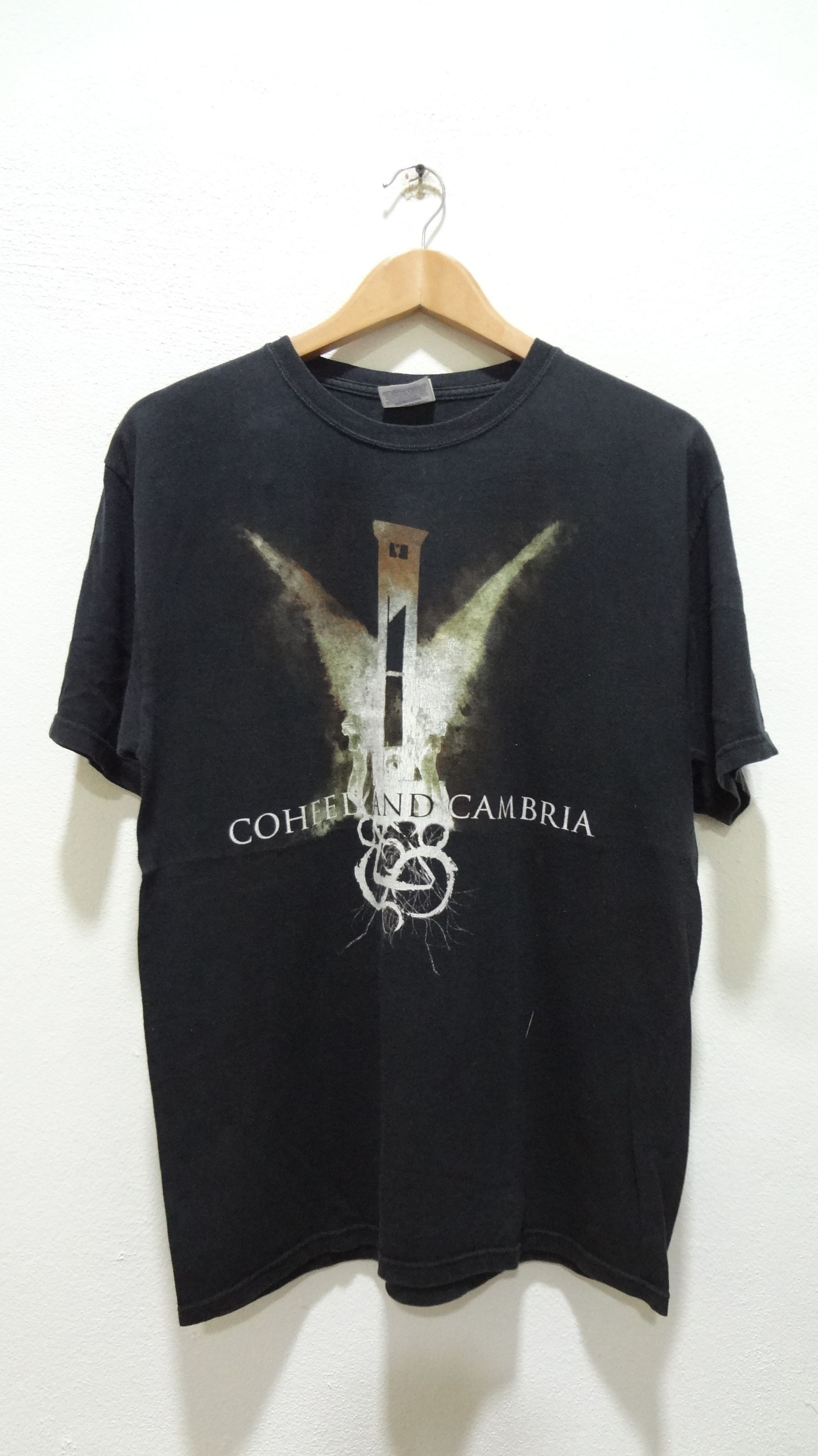 image of Band Tees x Vintage Cambria Coheed And Cambria Men's T-Shirt Size M in Black