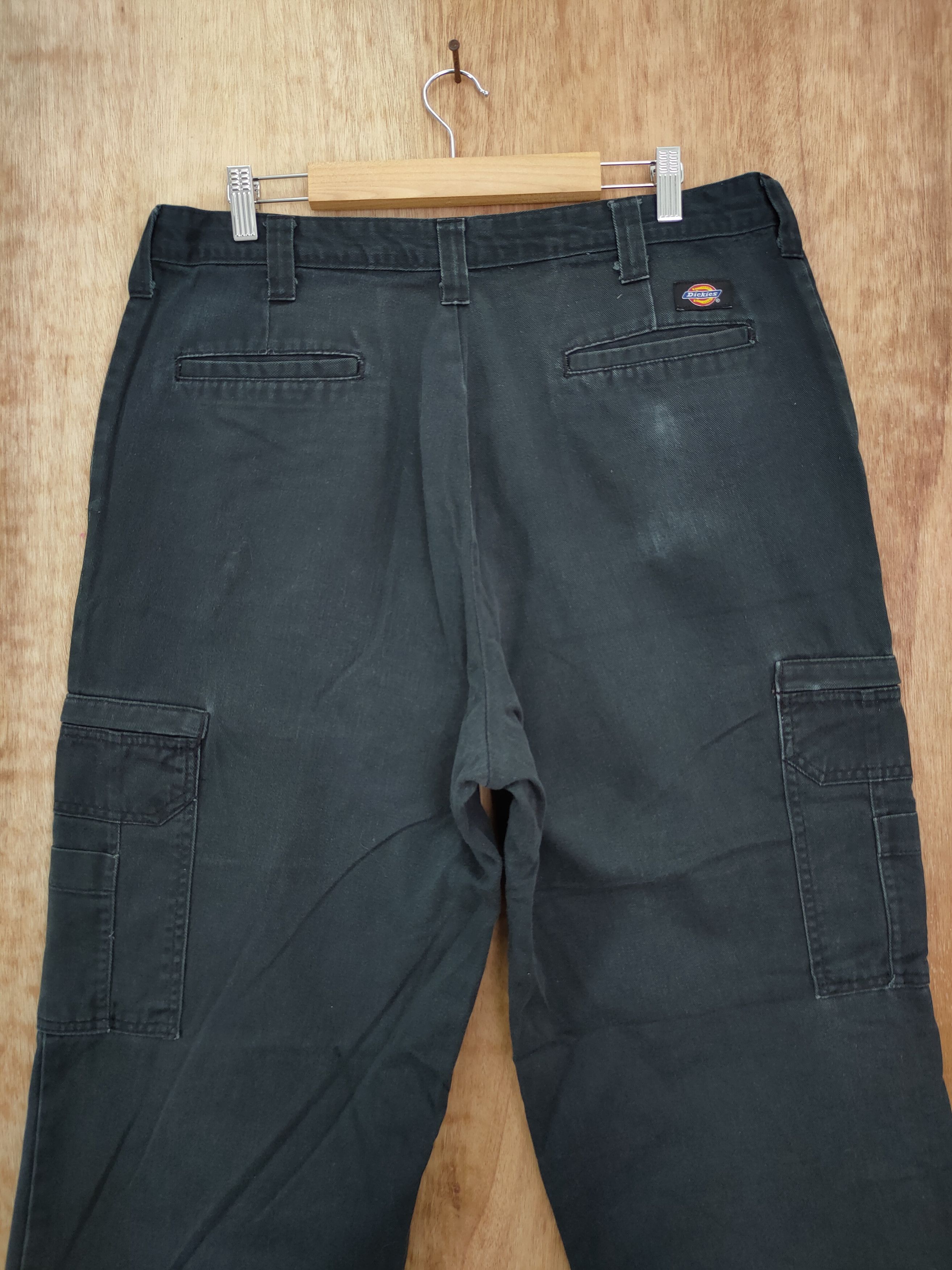 Dickies DL Dickies vintage faded black cargo pants #972 Size US 36 / EU 52 - 8 Thumbnail