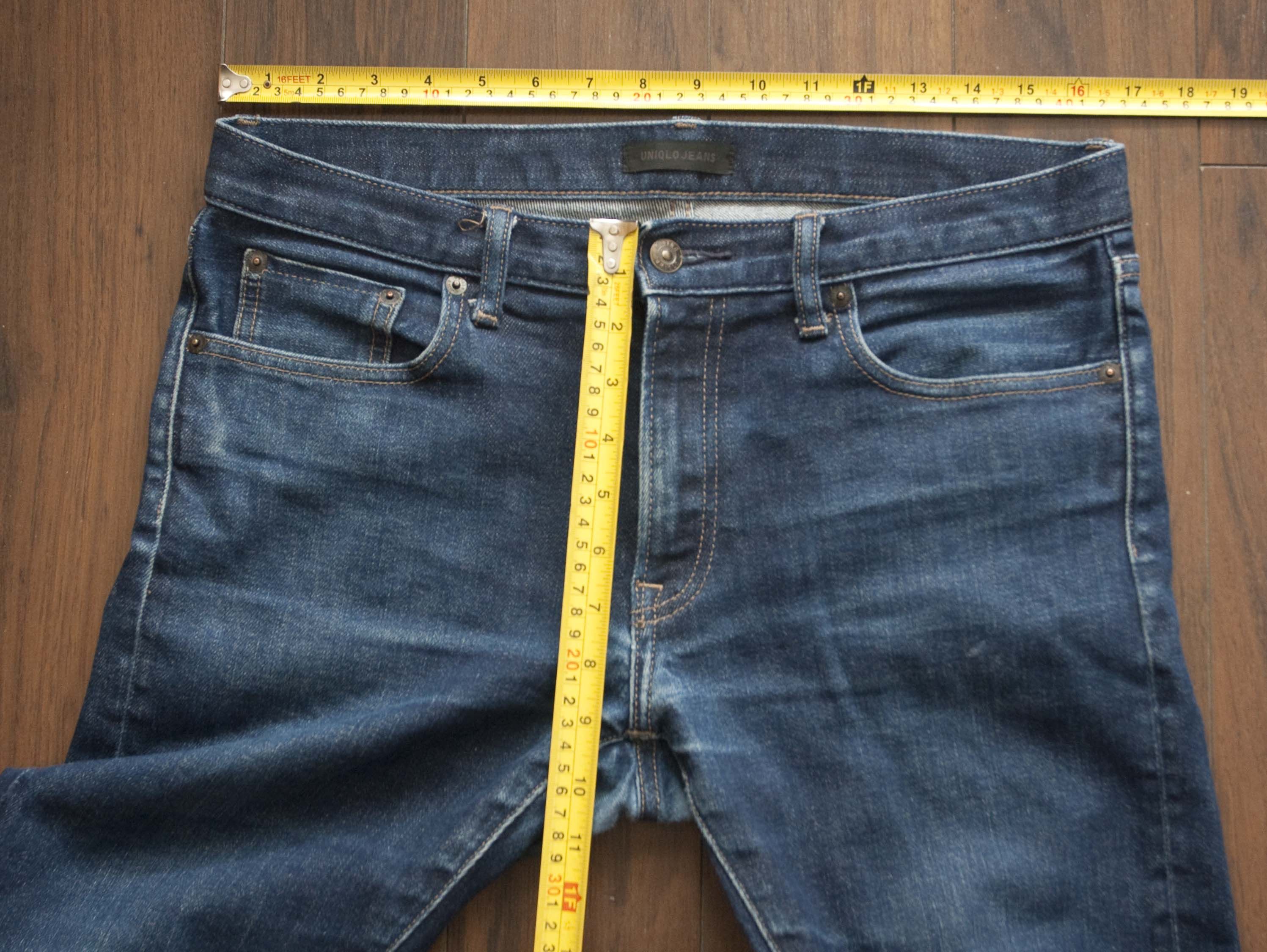Uniqlo Uniqlo Kaihara Selvedge Jeans Slim Straight Size 33x29.5 Size US 33 - 8 Thumbnail