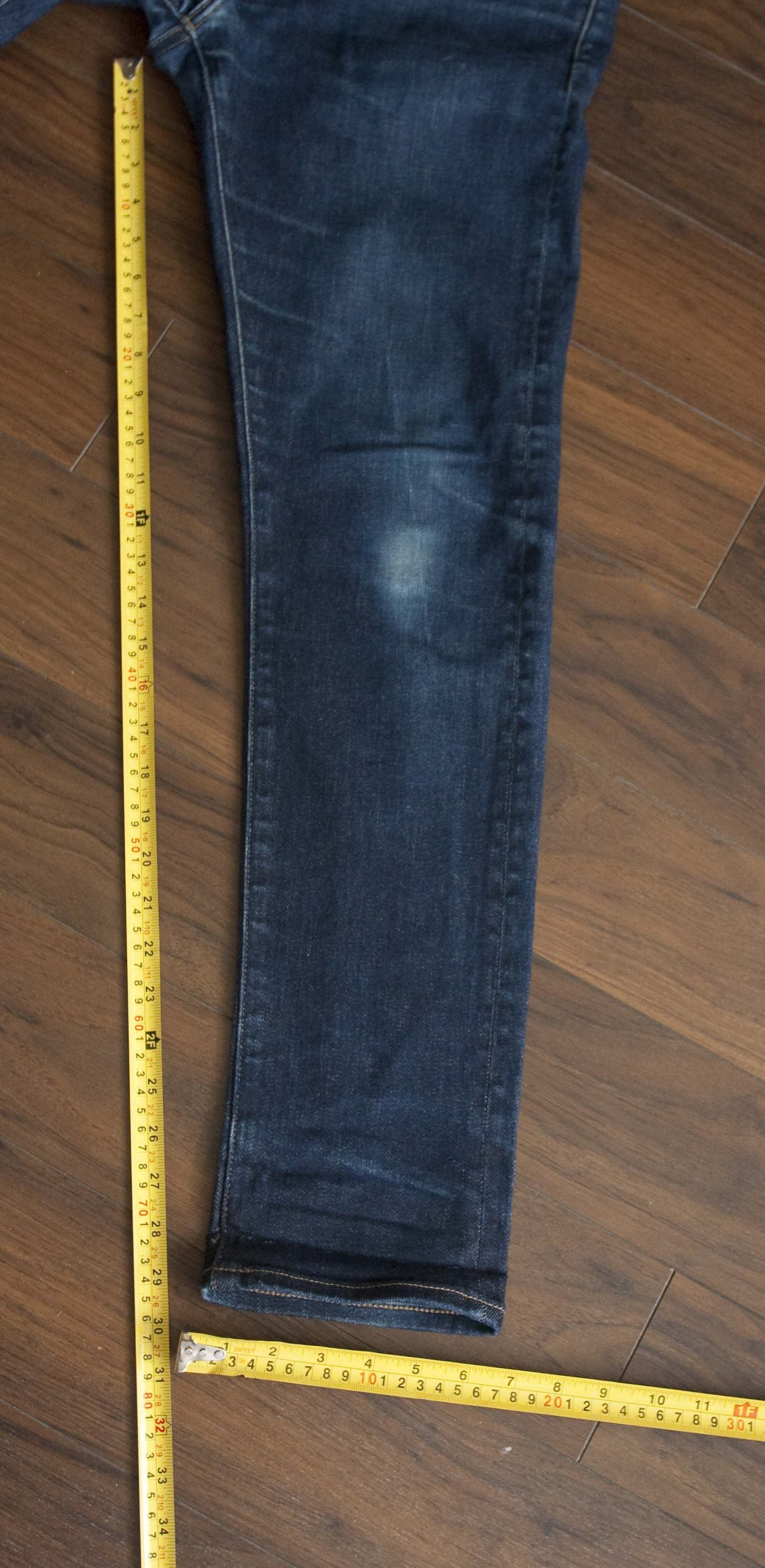 Uniqlo Uniqlo Kaihara Selvedge Jeans Slim Straight Size 33x29.5 Size US 33 - 9 Thumbnail