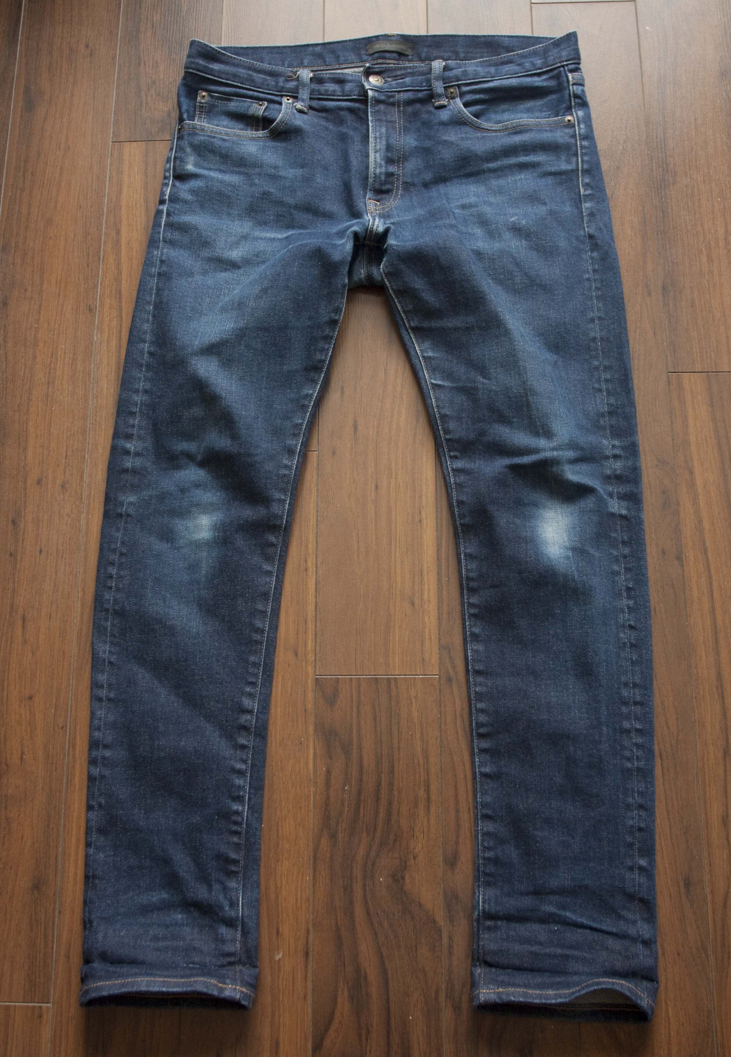 Uniqlo Uniqlo Kaihara Selvedge Jeans Slim Straight Size 33x29.5 Size US 33 - 1 Thumbnail