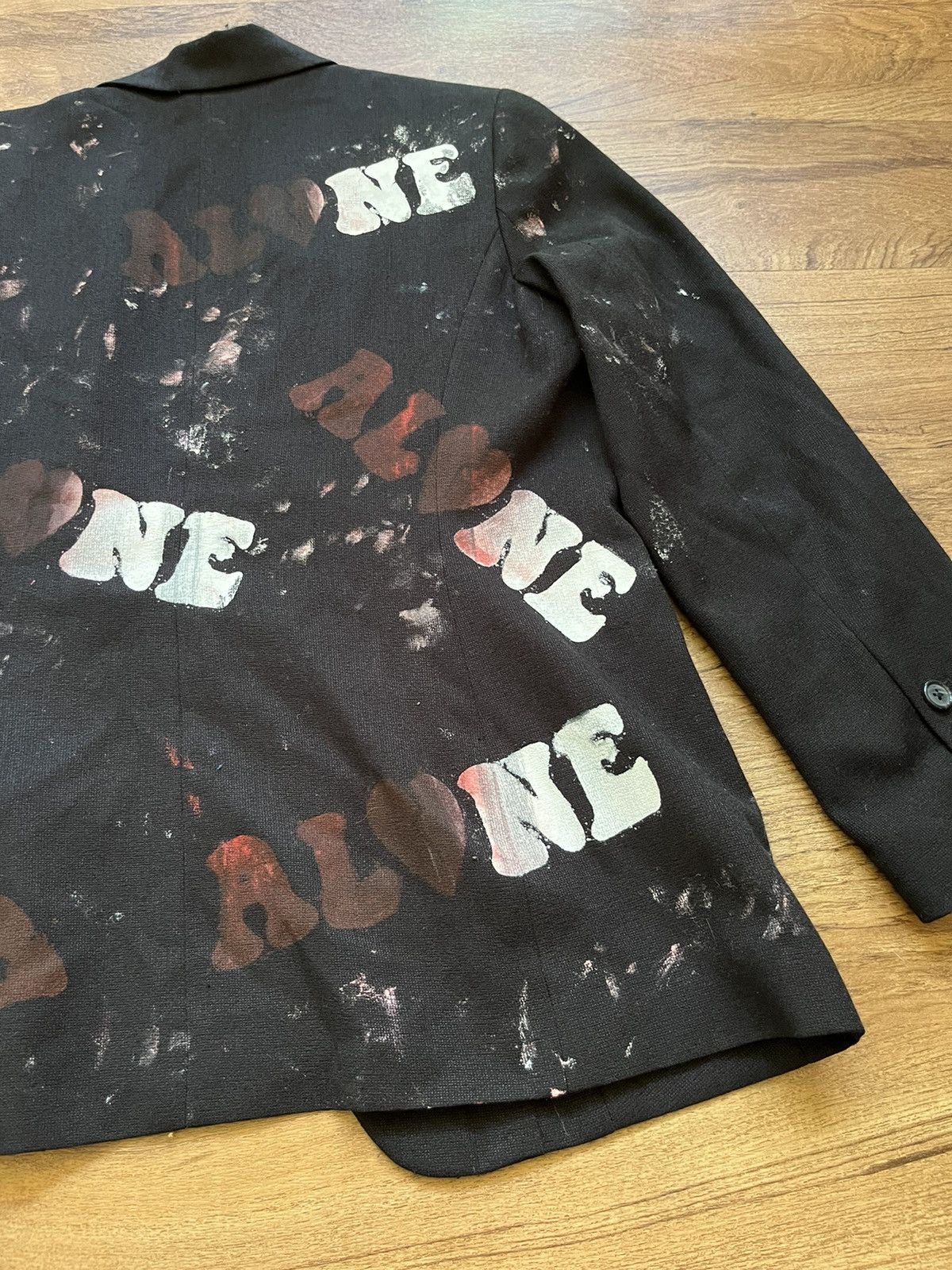 Other Up-Cycled Crazy Sample Print Blazer Jacket Size XS / US 0-2 / IT 36-38 - 5 Thumbnail