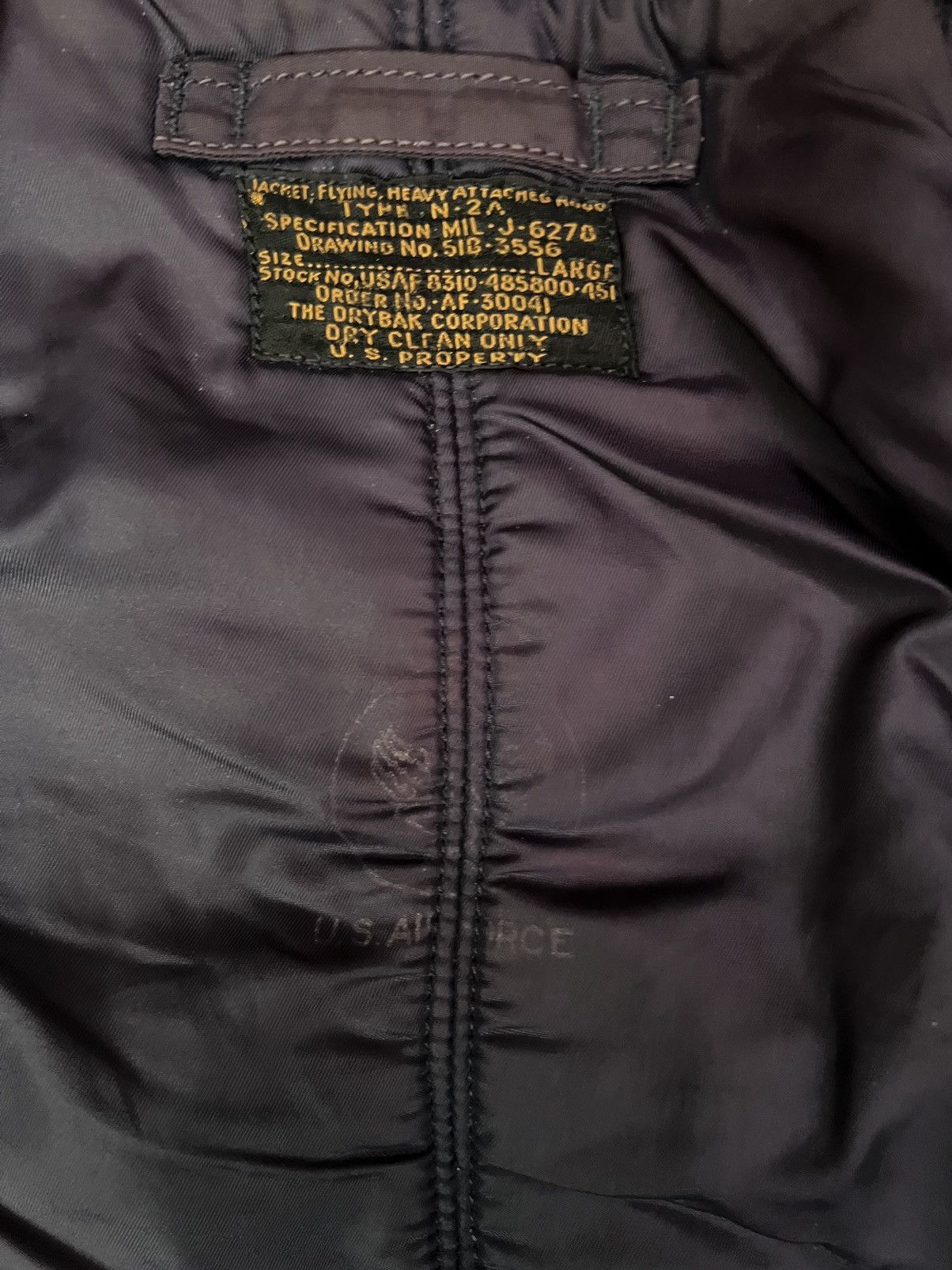 Vintage VERY RARE VINTAGE JACKET FLIGHT BOMBER N2A KOREAN WAR USAF Size US L / EU 52-54 / 3 - 6 Thumbnail