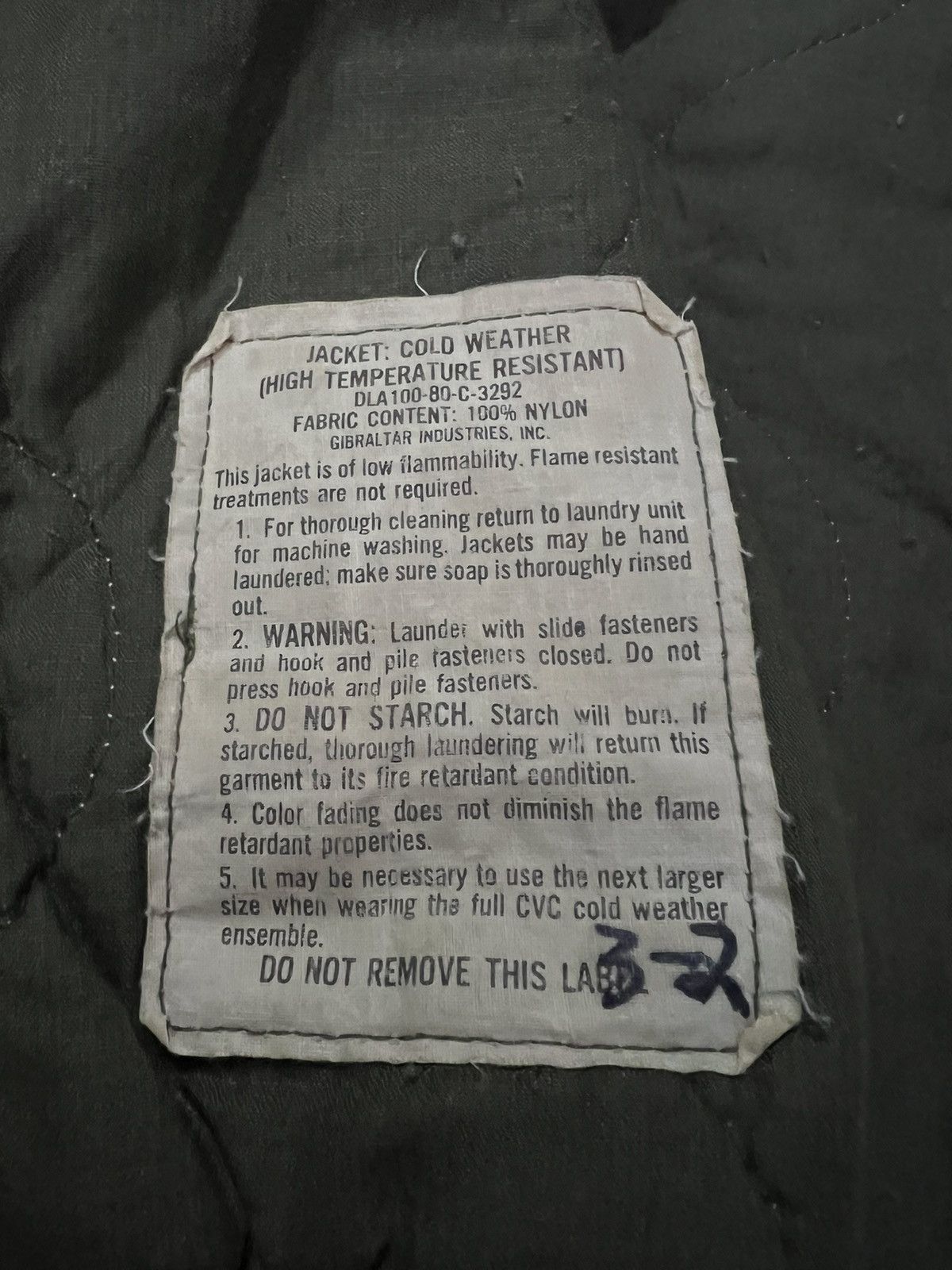 Vintage VERY RARE VINTAGE JACKET FLIGHT BOMBER CVC TANKER AIR CREW Size US M / EU 48-50 / 2 - 5 Thumbnail
