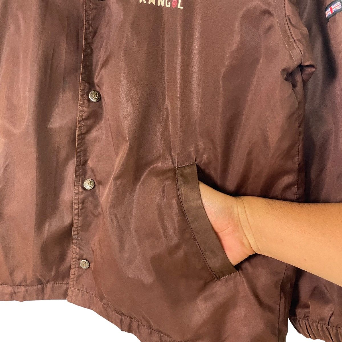 Kangol Kangol England Junior Snap Light Jacket Size US M / EU 48-50 / 2 - 11 Thumbnail