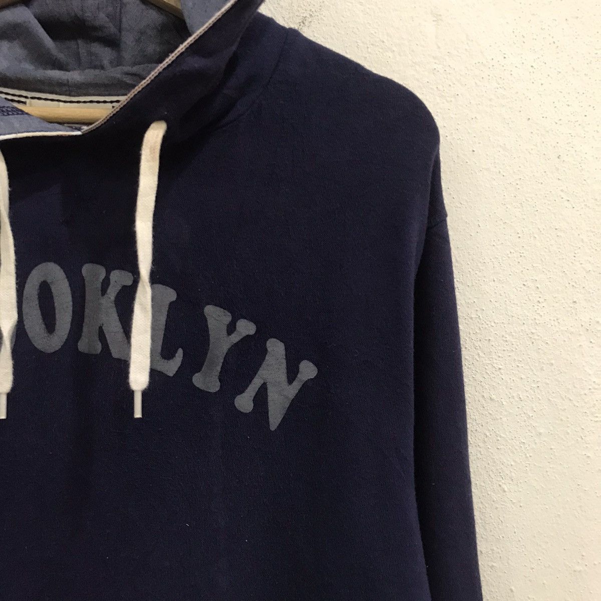 Japanese Brand Back Number Spellout Brooklyn Hoodies Size US M / EU 48-50 / 2 - 3 Thumbnail