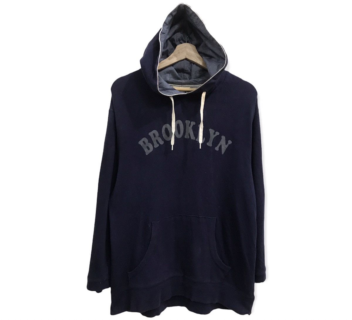 Japanese Brand Back Number Spellout Brooklyn Hoodies Size US M / EU 48-50 / 2 - 1 Thumbnail